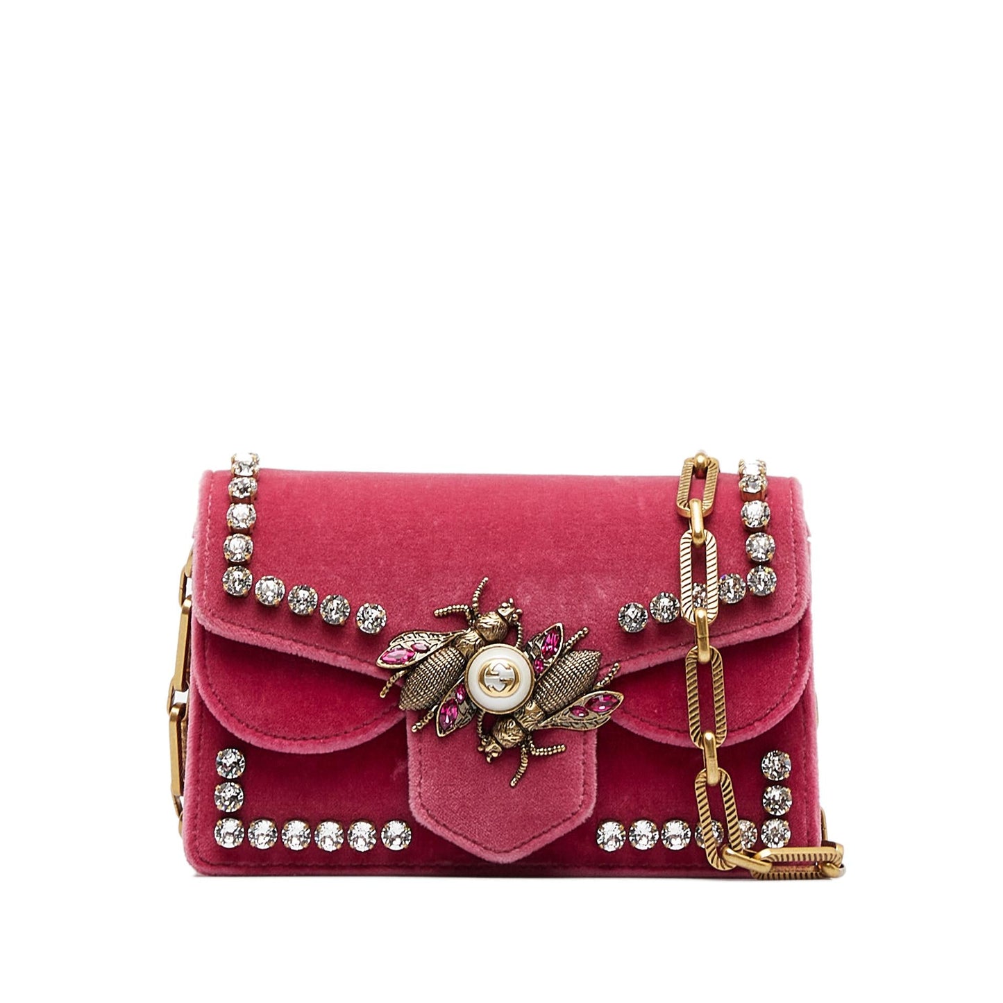 Gucci Broadway Velvet Crossbody Bag (SHG-VjDGrg)