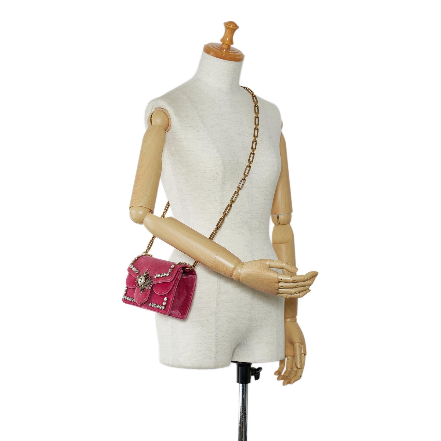 Gucci Broadway Velvet Crossbody Bag (SHG-VjDGrg)