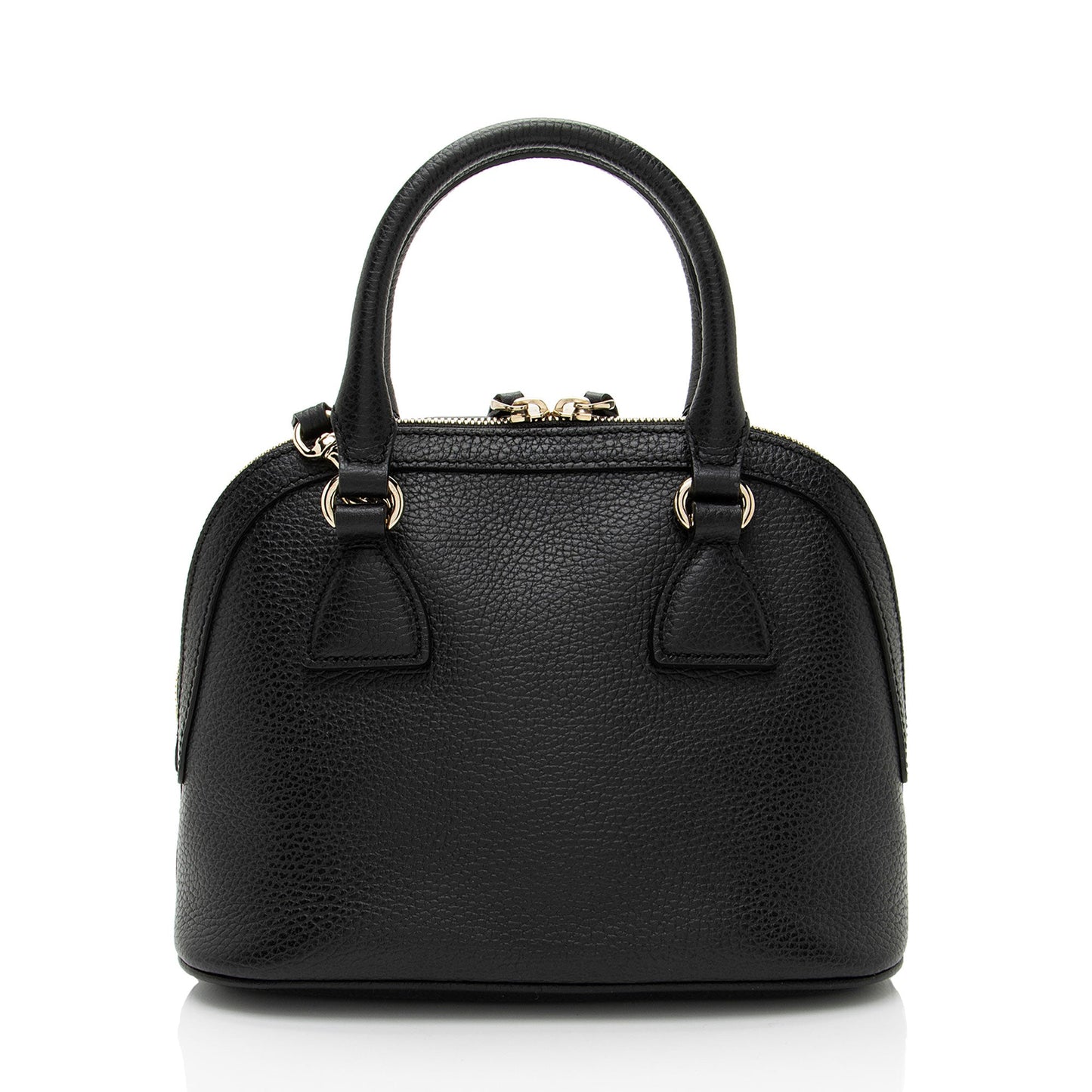 Gucci Leather GG Charm Dome Small Satchel