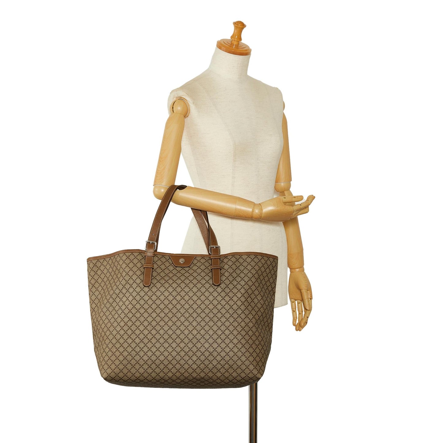 Gucci Canvas Diamante Tote (SHG-GAcx74)