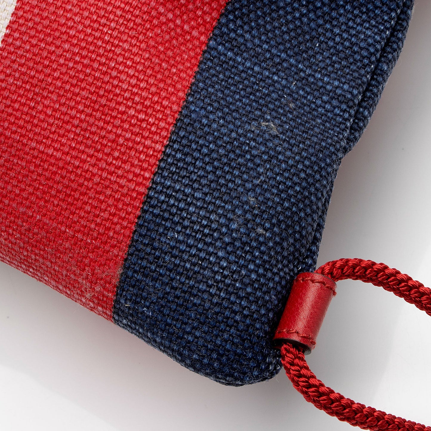 Gucci Canvas Sylvie Stripe Logo Drawstring Backpack (SHF-gz8tRv)