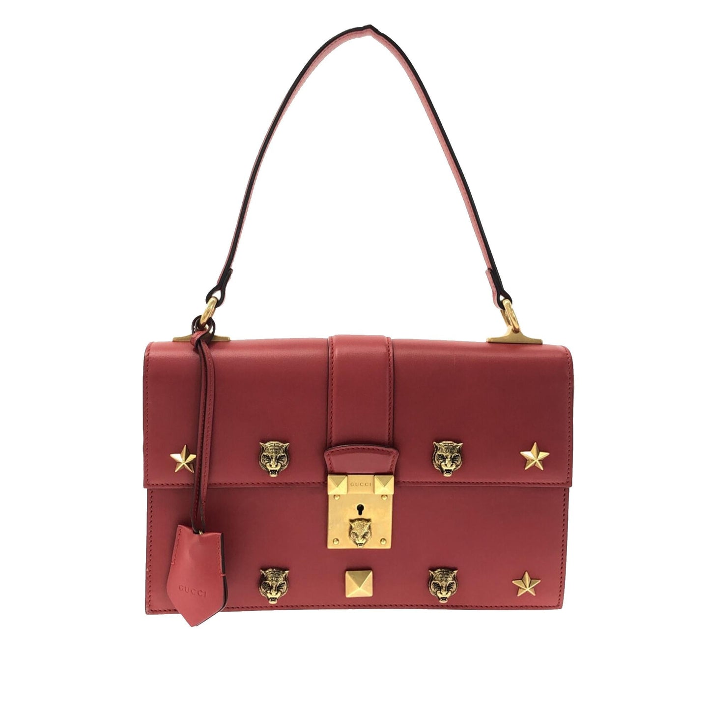 Gucci Cat Lock Top Handle Bag (SHG-63ClSj)