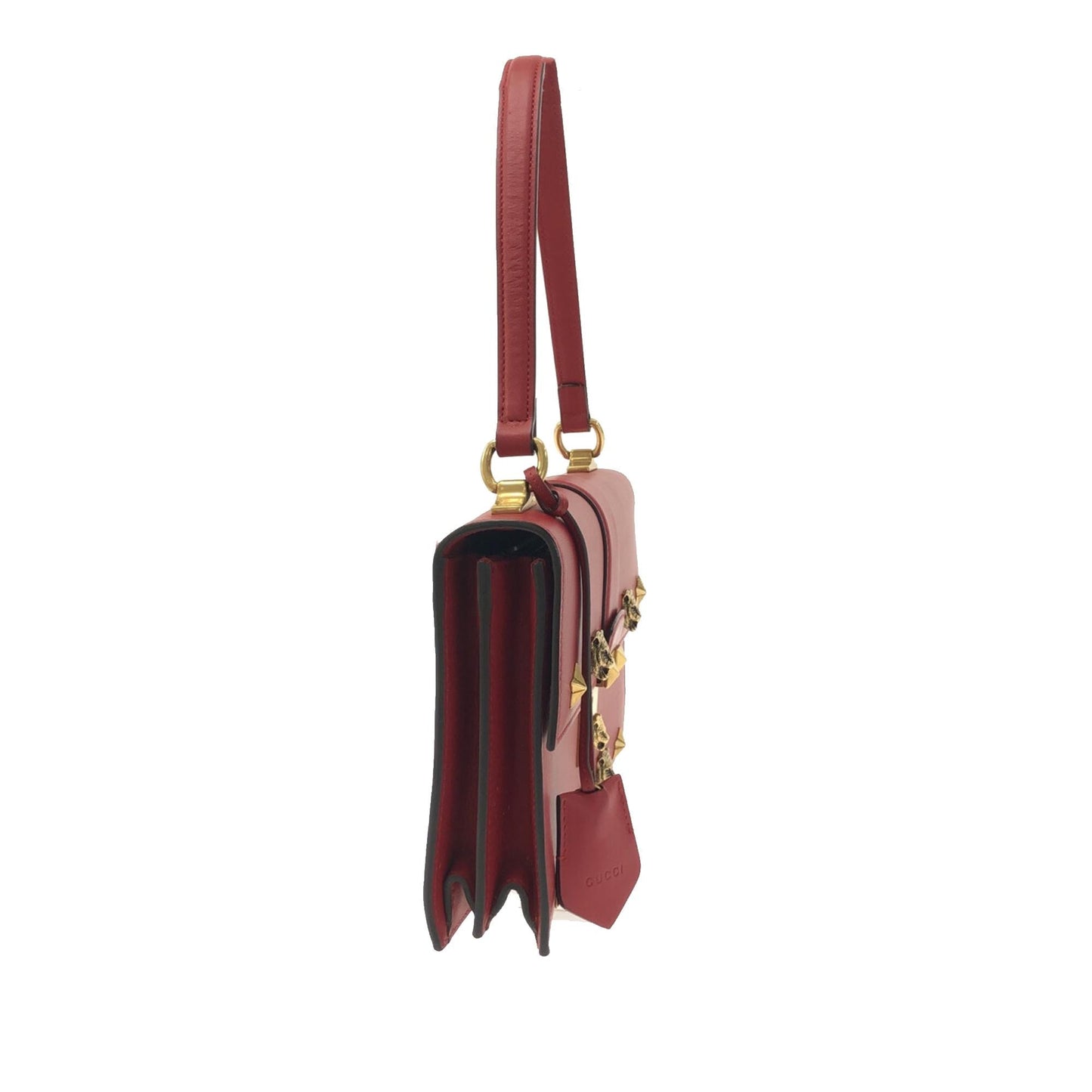 Gucci Cat Lock Top Handle Bag (SHG-63ClSj)
