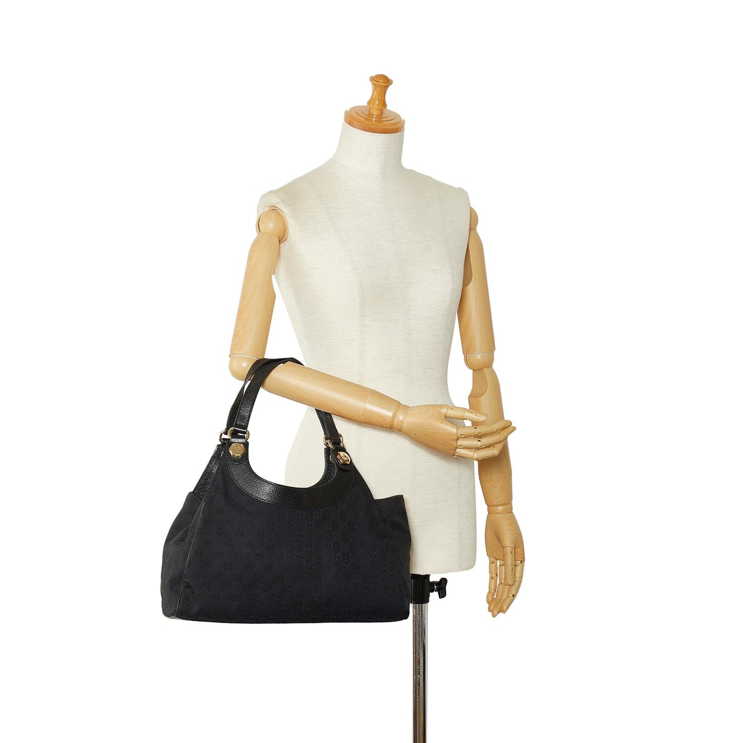 Gucci Charmy GG Canvas Shoulder Bag (SHG-26kHzx)