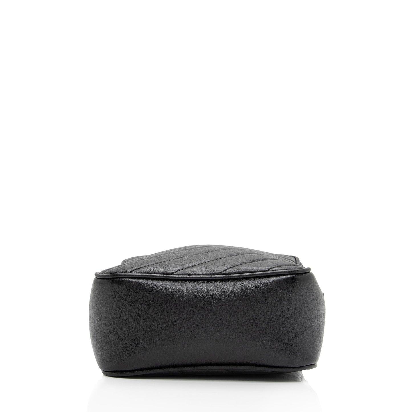 Gucci Diagonal Matelasse Leather GG Marmont Double Zip Mini Camera Bag