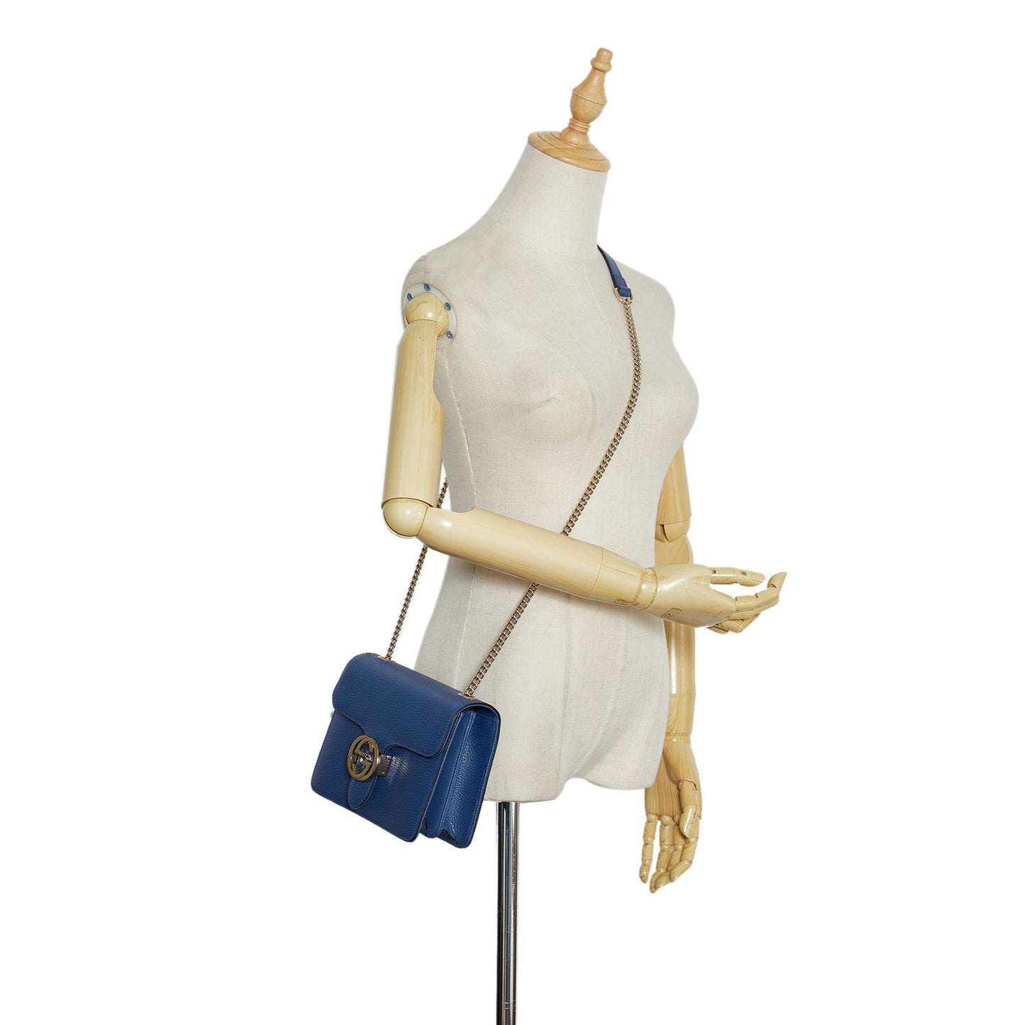 Gucci Dollar Calf Interlocking G Crossbody (SHG-v17dFN)