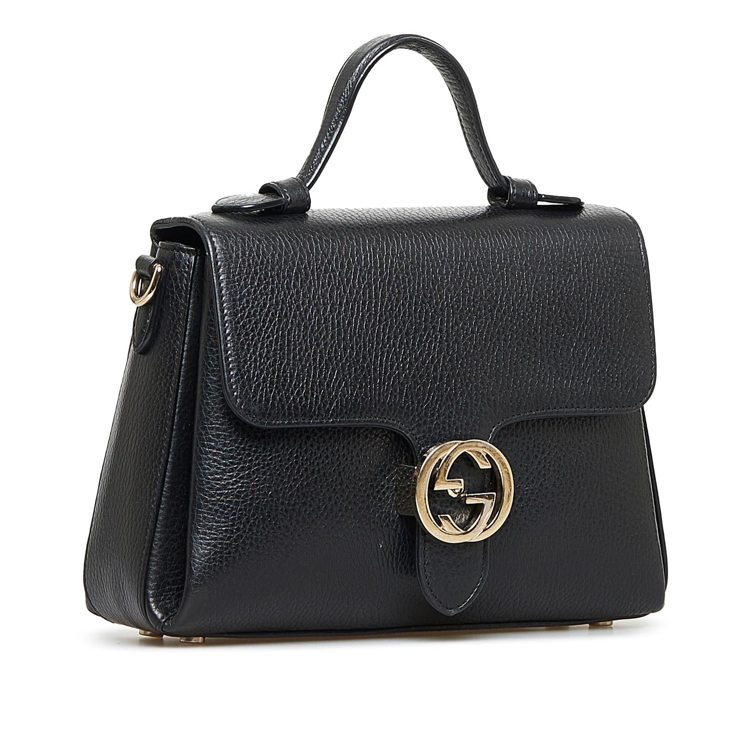Gucci Dollar Calf Interlocking G Satchel (SHG-w5lLM6)