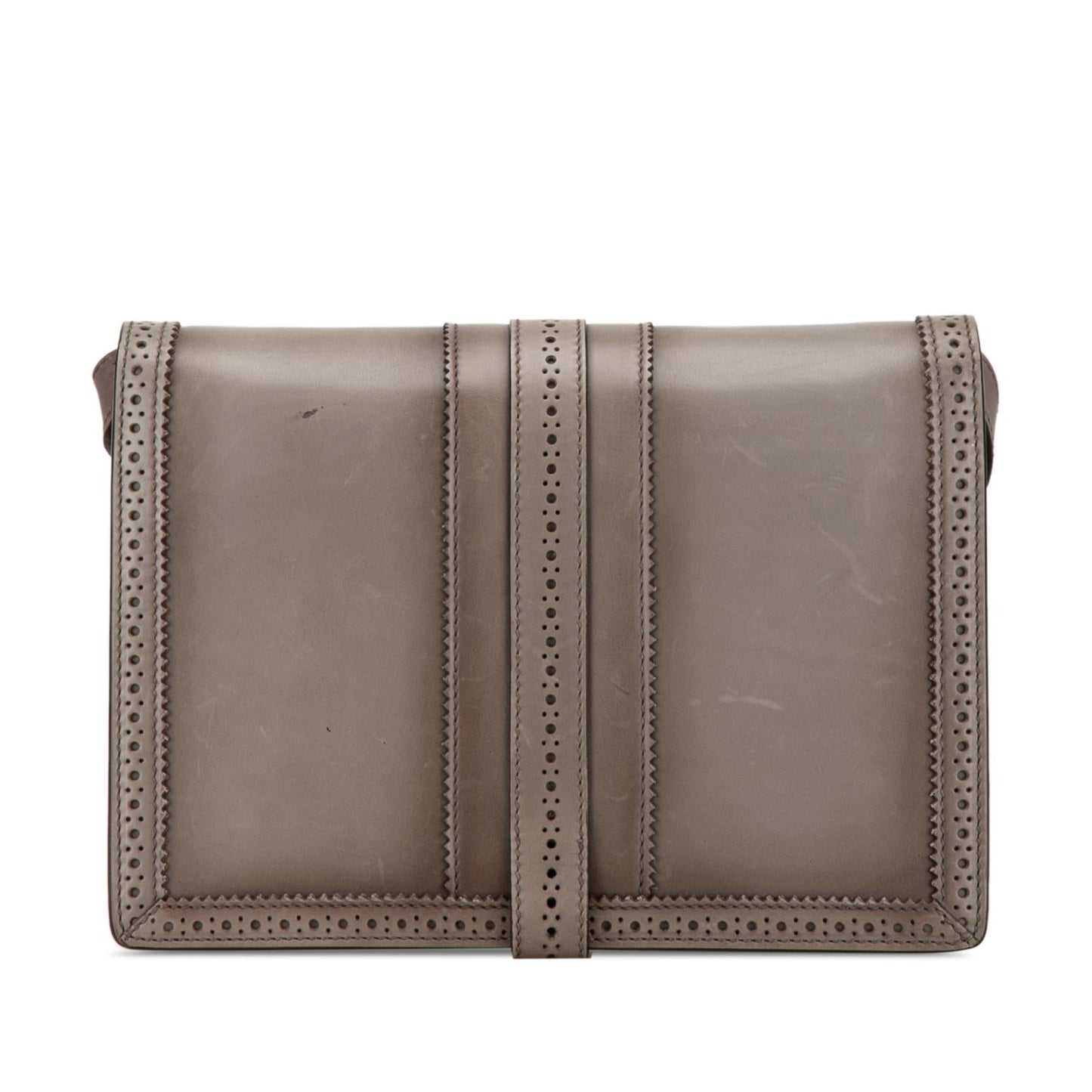 Gucci Duilio Brogue Leather Crossbody (SHG-Cn1jv6)