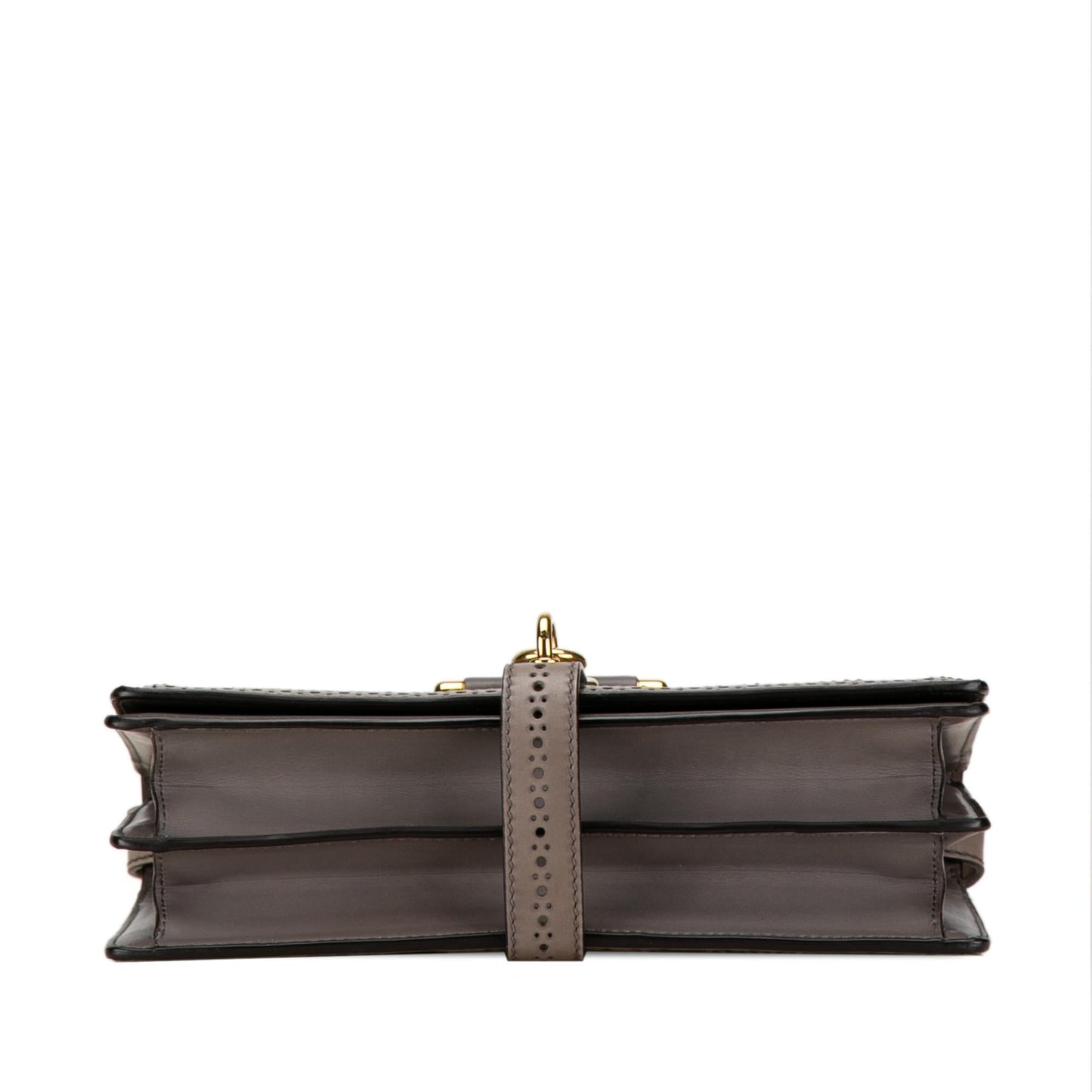 Gucci Duilio Brogue Leather Crossbody (SHG-Cn1jv6)