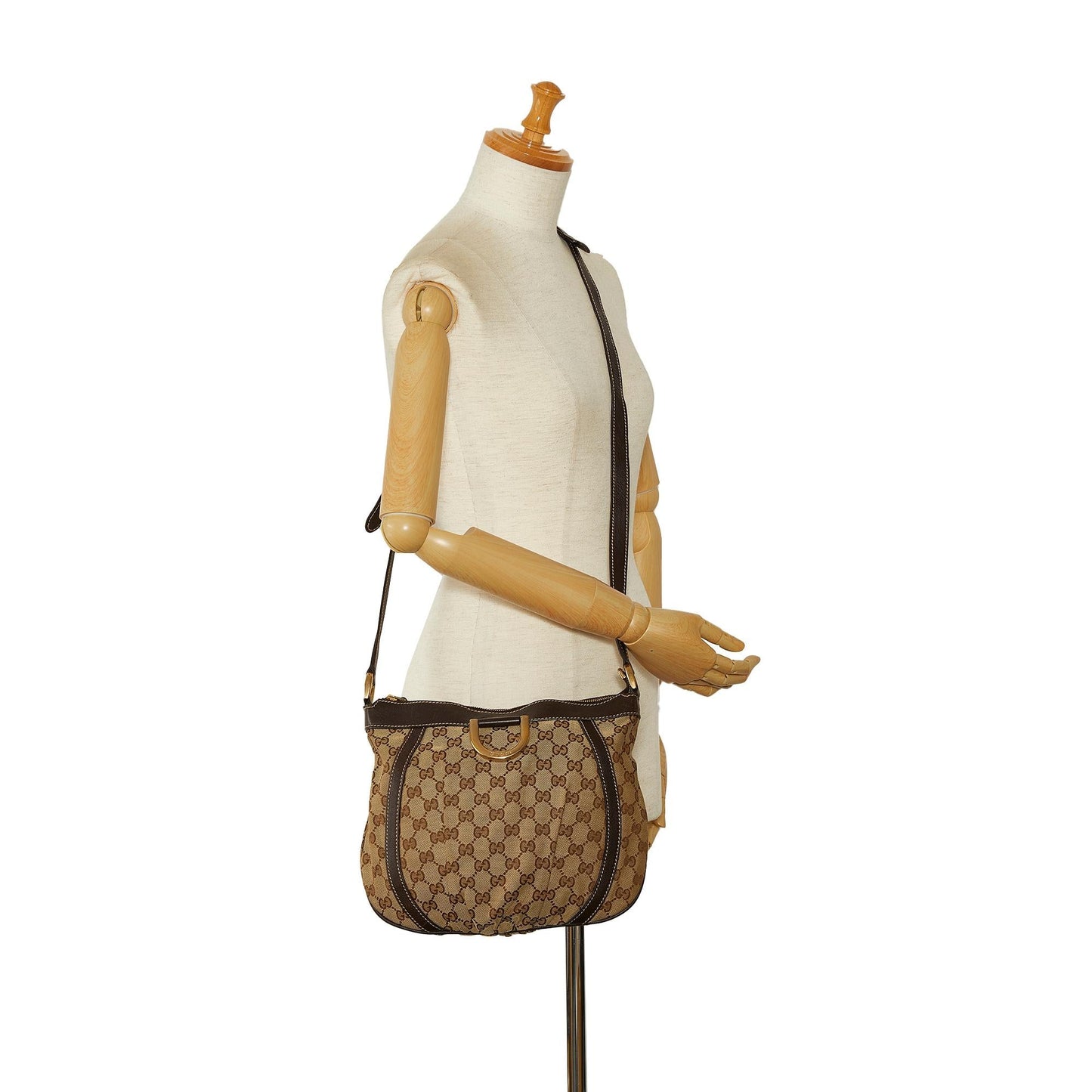 Gucci GG Canvas Abbey D-Ring Crossbody Bag (SHG-ThMn65)