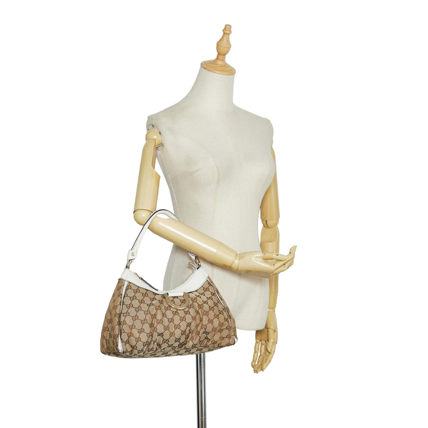 Gucci GG Canvas Abbey D-Ring Handbag (SHG-y077X0)