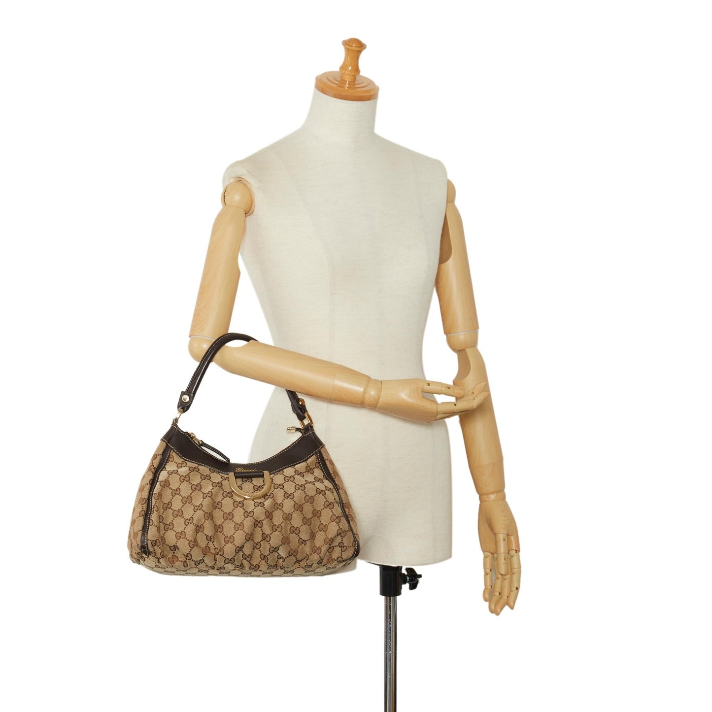 Gucci GG Canvas Abbey D-Ring Handbag (SHG-vki0C5)
