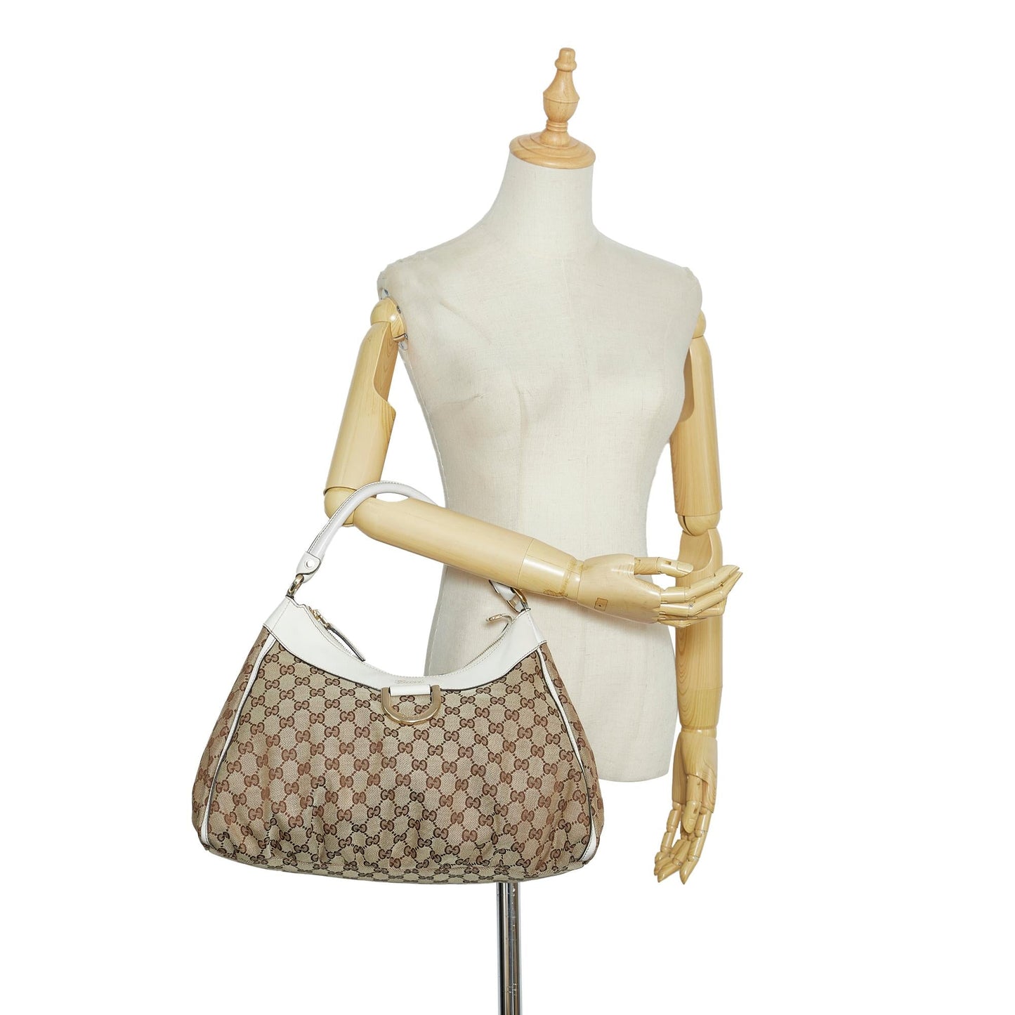 Gucci GG Canvas Abbey D-Ring Hobo (SHG-2f8JeY)