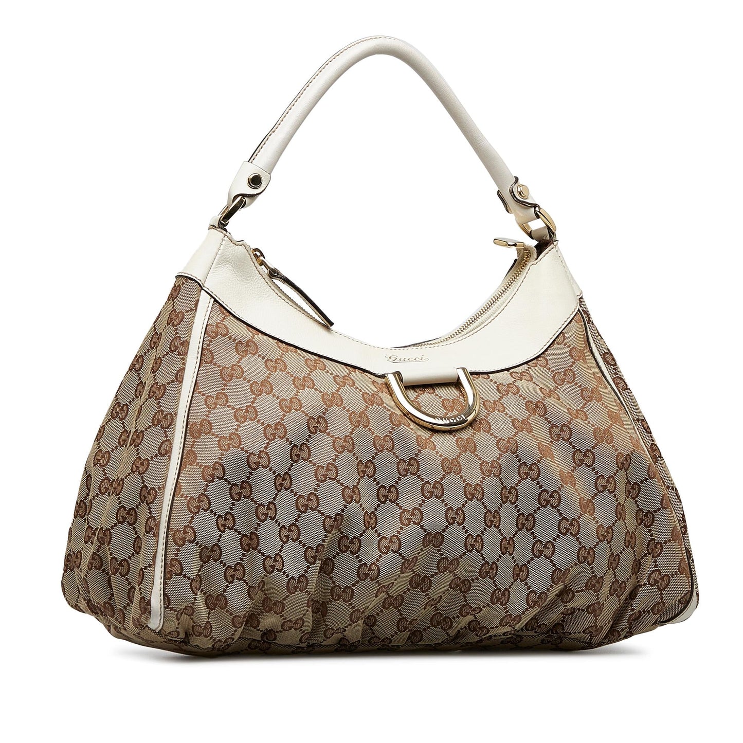 Gucci GG Canvas Abbey D-Ring Hobo (SHG-2f8JeY)