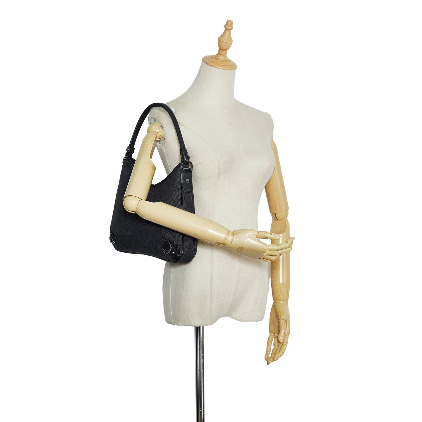 Gucci GG Canvas Abbey D-Ring Shoulder Bag (SHG-JiQEIX)