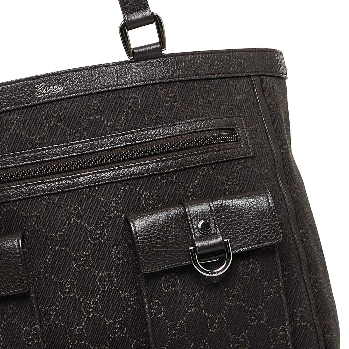 Gucci GG Canvas Abbey D-Ring Tote Bag (SHG-hxuobk)