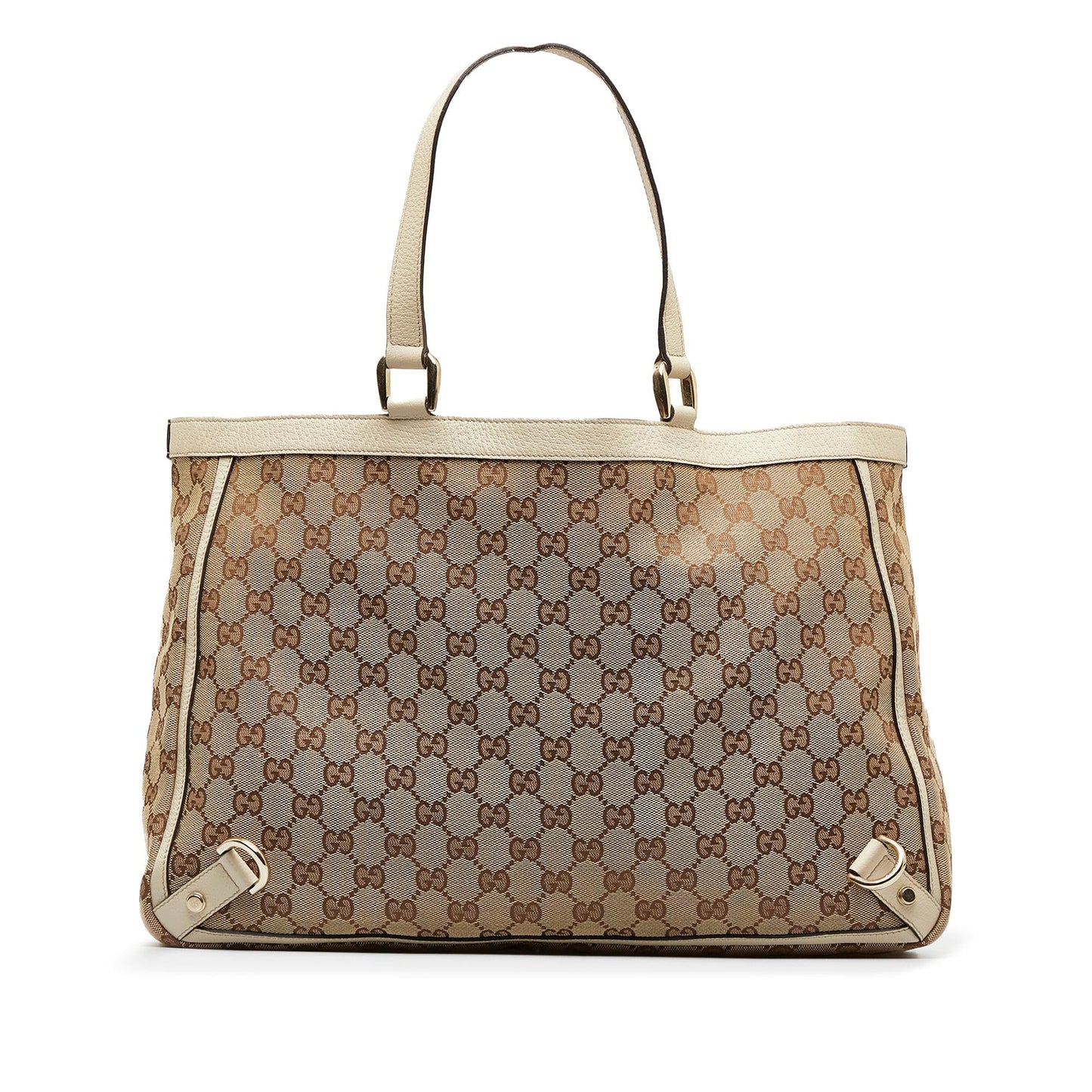 Gucci GG Canvas Abbey D-Ring Tote Bag (SHG-PEYwiu)