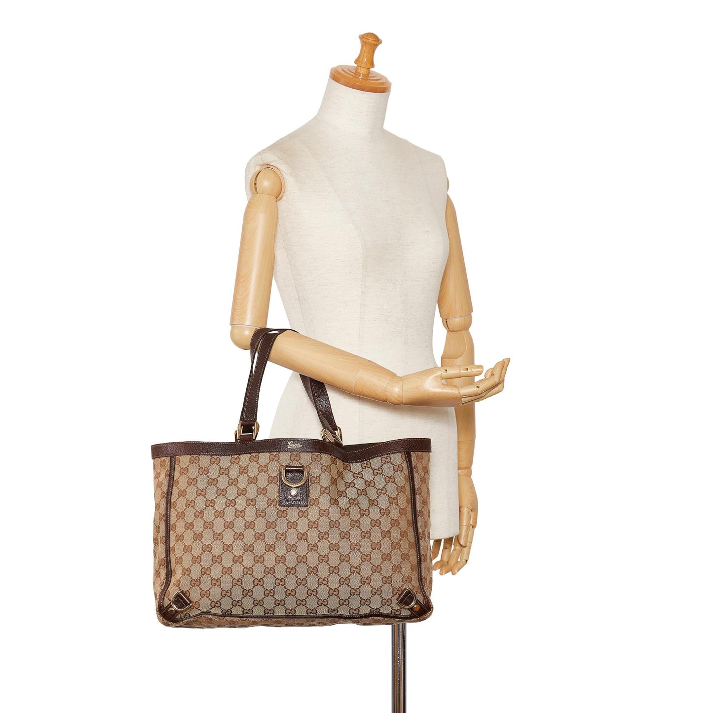 Gucci GG Canvas Abbey D-Ring Tote Bag (SHG-BKsU3n)