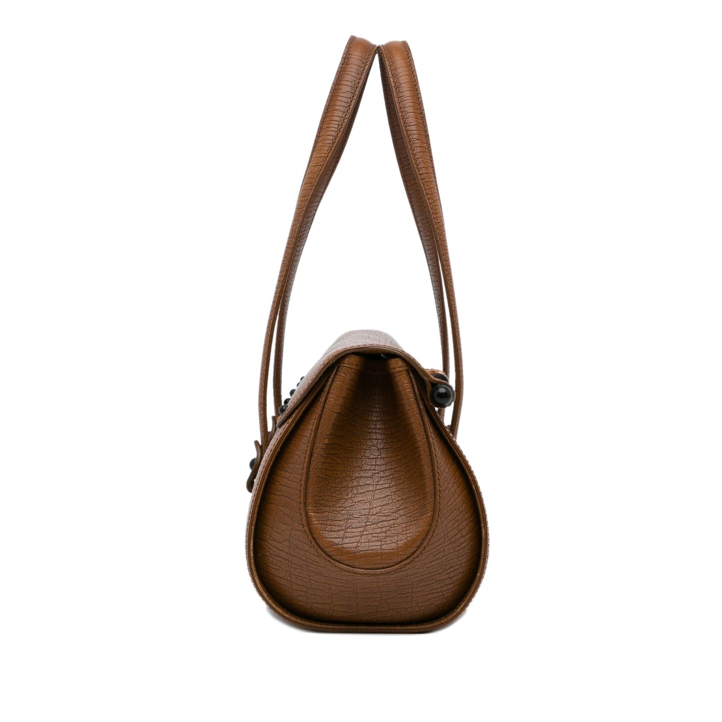 Gucci GG Canvas Bamboo Bullet Shoulder Bag (SHG-aCTqSs)