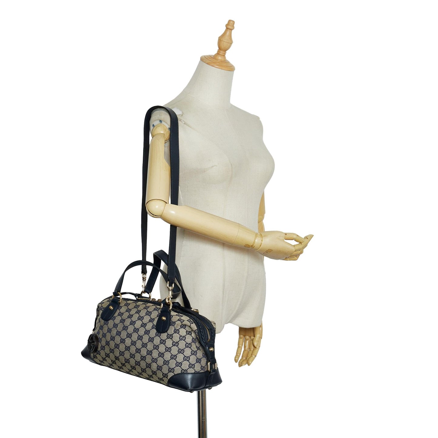 Gucci GG Canvas Brick Lane Satchel (SHG-564Kbq)