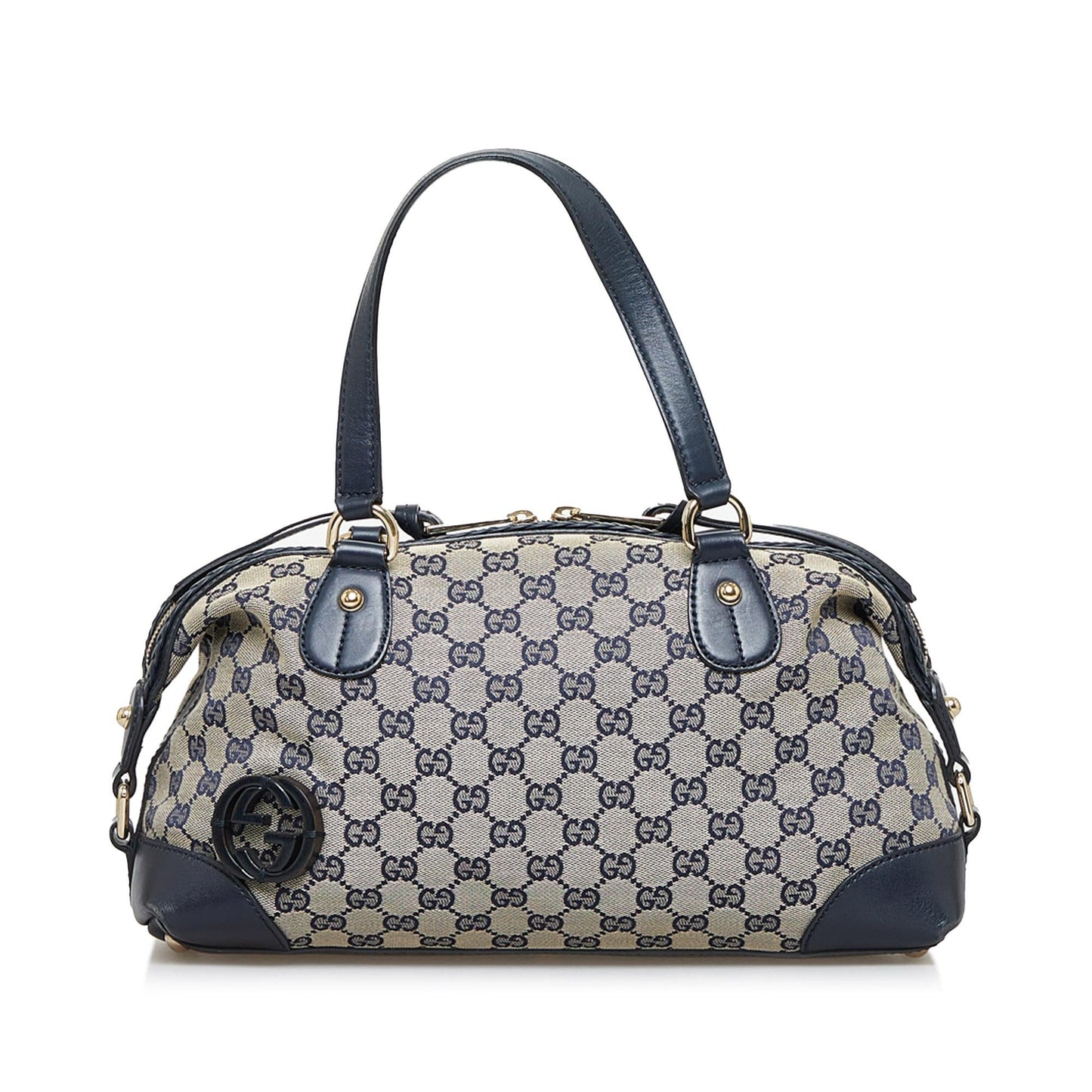 Gucci GG Canvas Brick Lane Satchel (SHG-564Kbq)