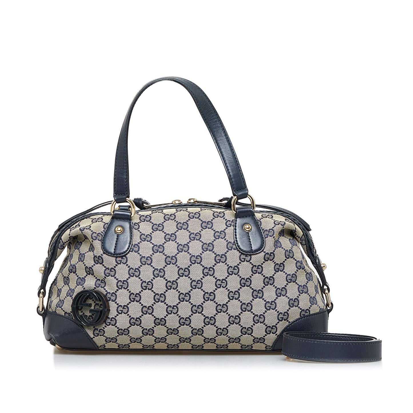Gucci GG Canvas Brick Lane Satchel (SHG-564Kbq)