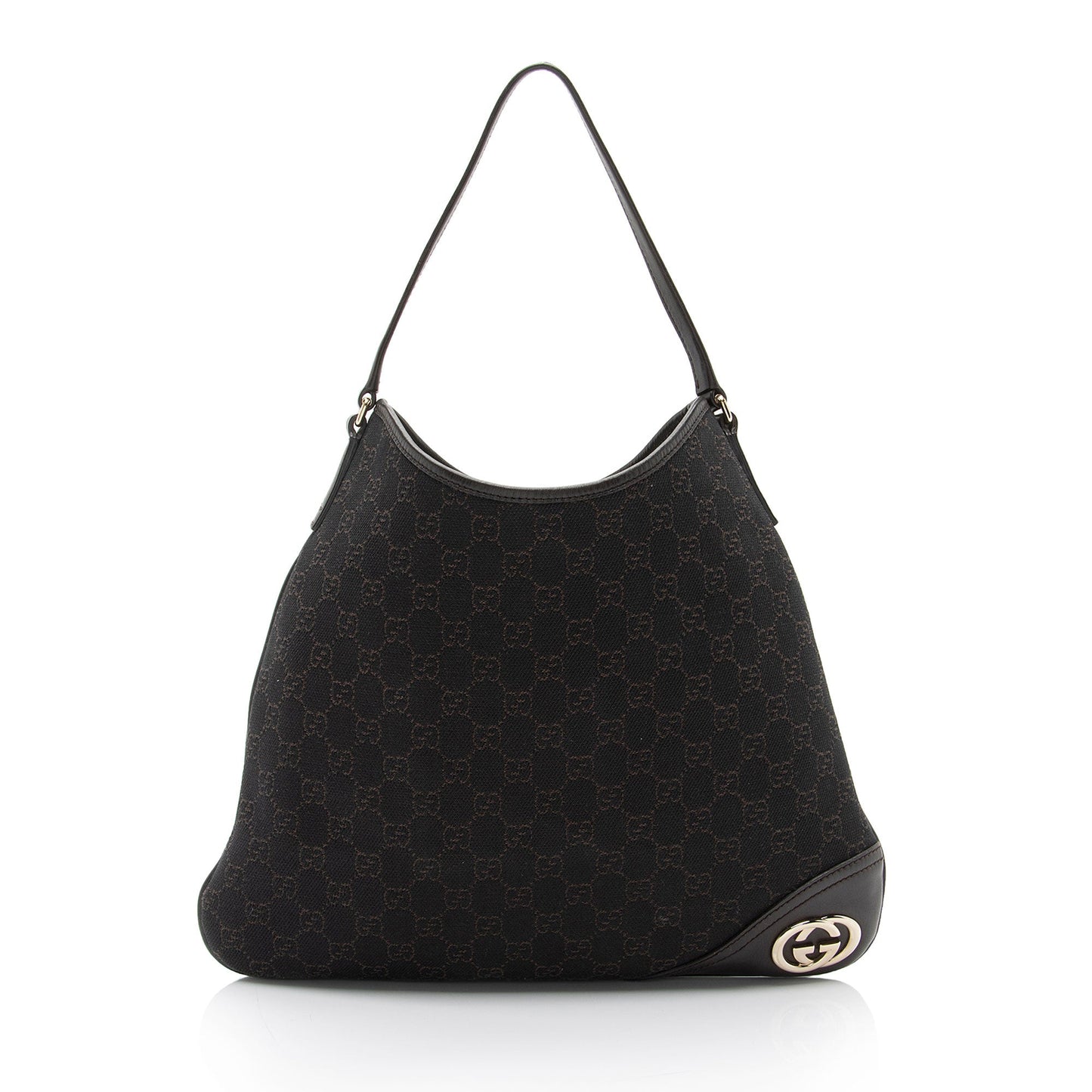 Gucci GG Canvas Britt Medium Hobo (SHF-nj2RBV)