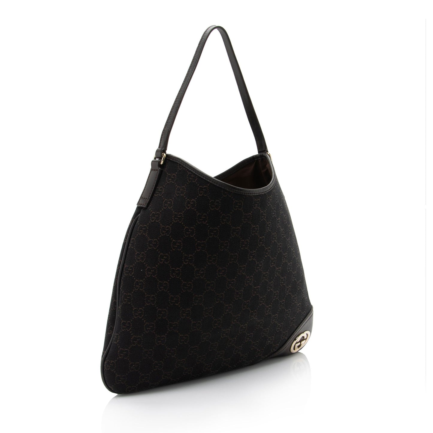 Gucci GG Canvas Britt Medium Hobo (SHF-nj2RBV)