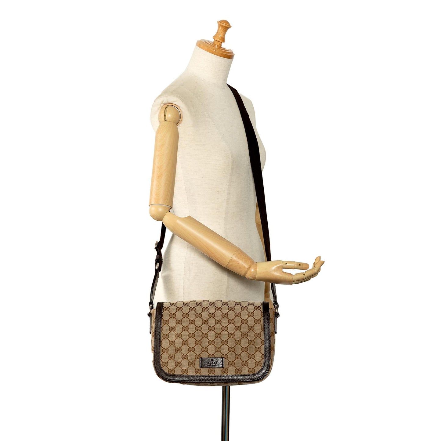 Gucci GG Canvas Crossbody Bag (SHG-aoKGif)