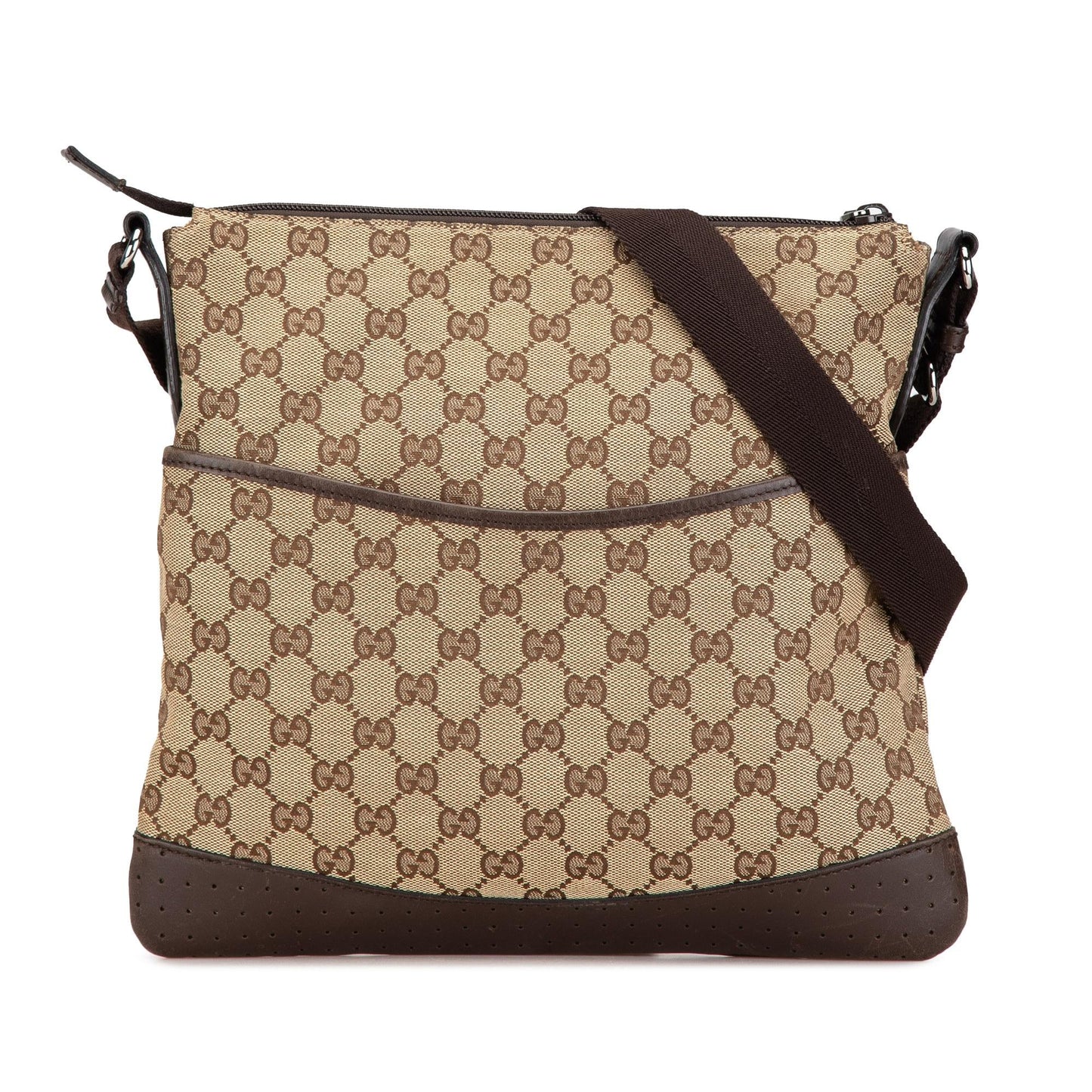 Gucci GG Canvas Crossbody Bag (SHG-GgCbyl)