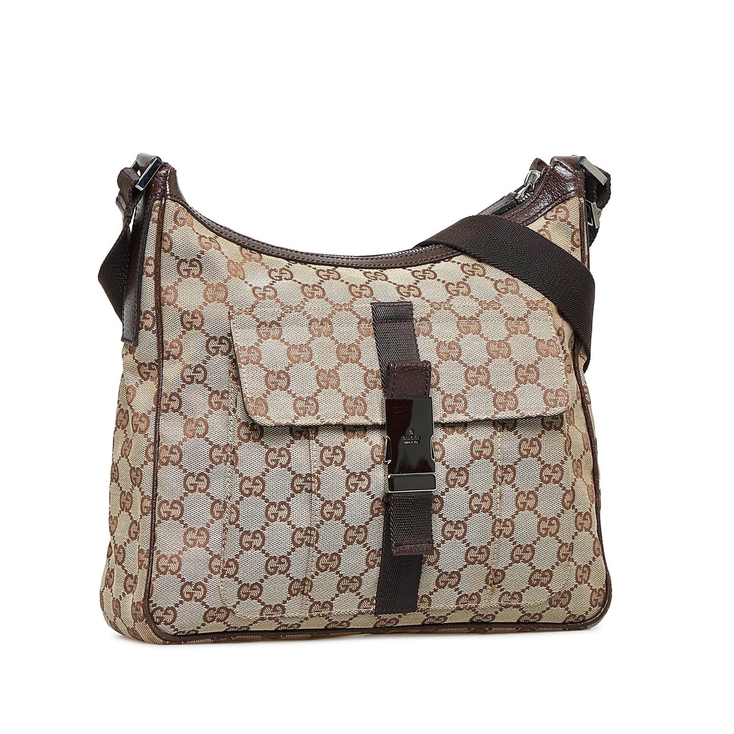 Gucci GG Canvas Crossbody (SHG-woM325)
