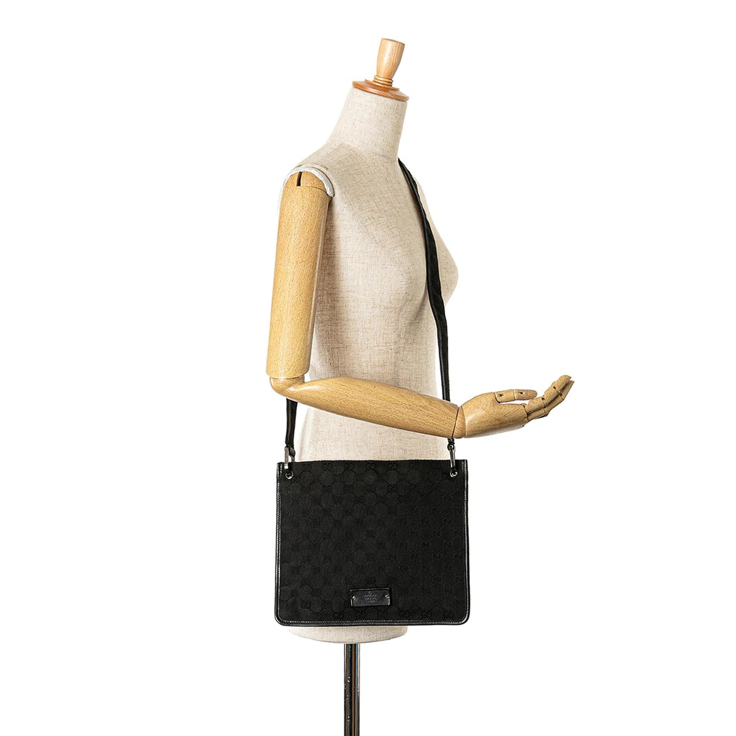 Gucci GG Canvas Crossbody (SHG-1oVB9G)