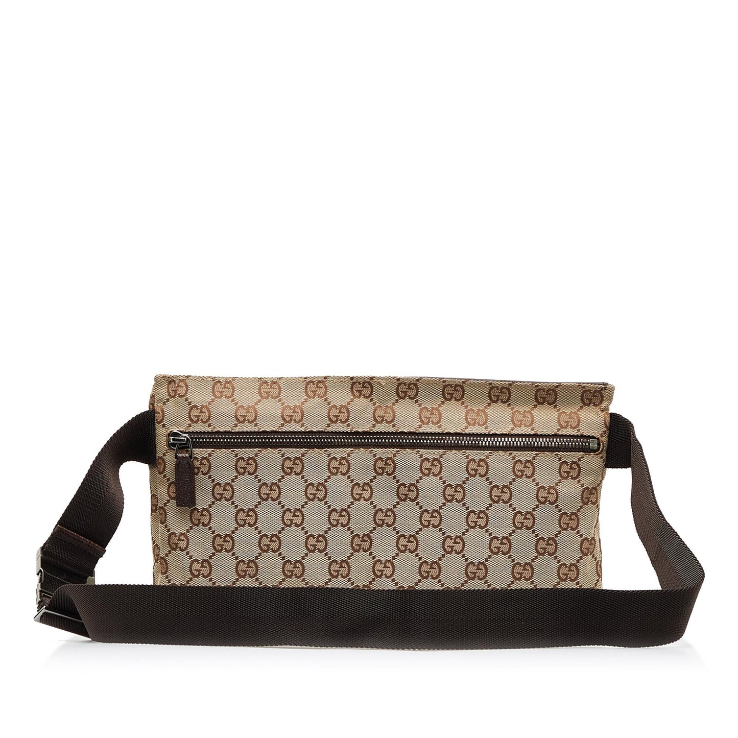 Gucci GG Canvas Double Pocket Belt Bag (SHG-LG8NkK)