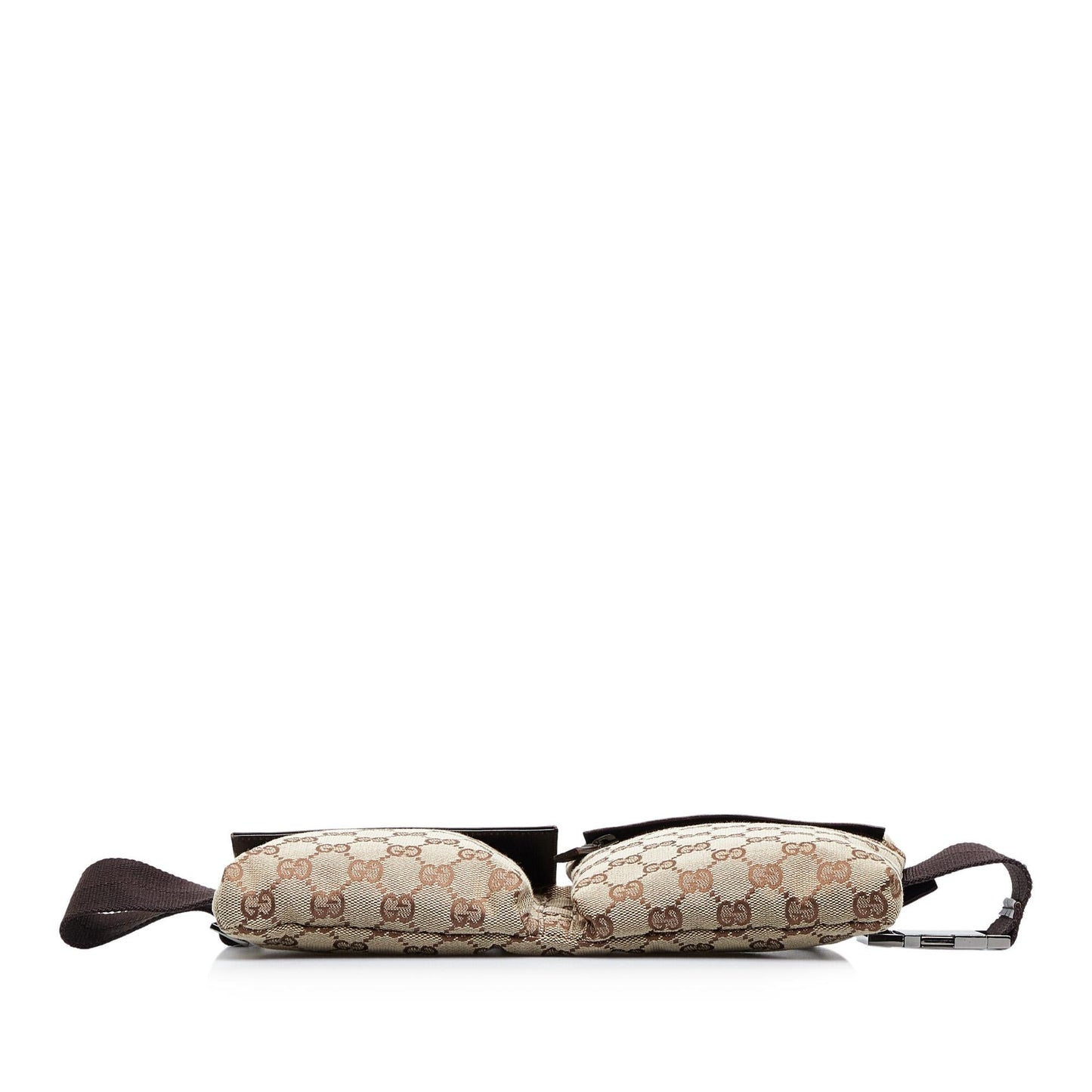 Gucci GG Canvas Double Pocket Belt Bag (SHG-BZKMqY)