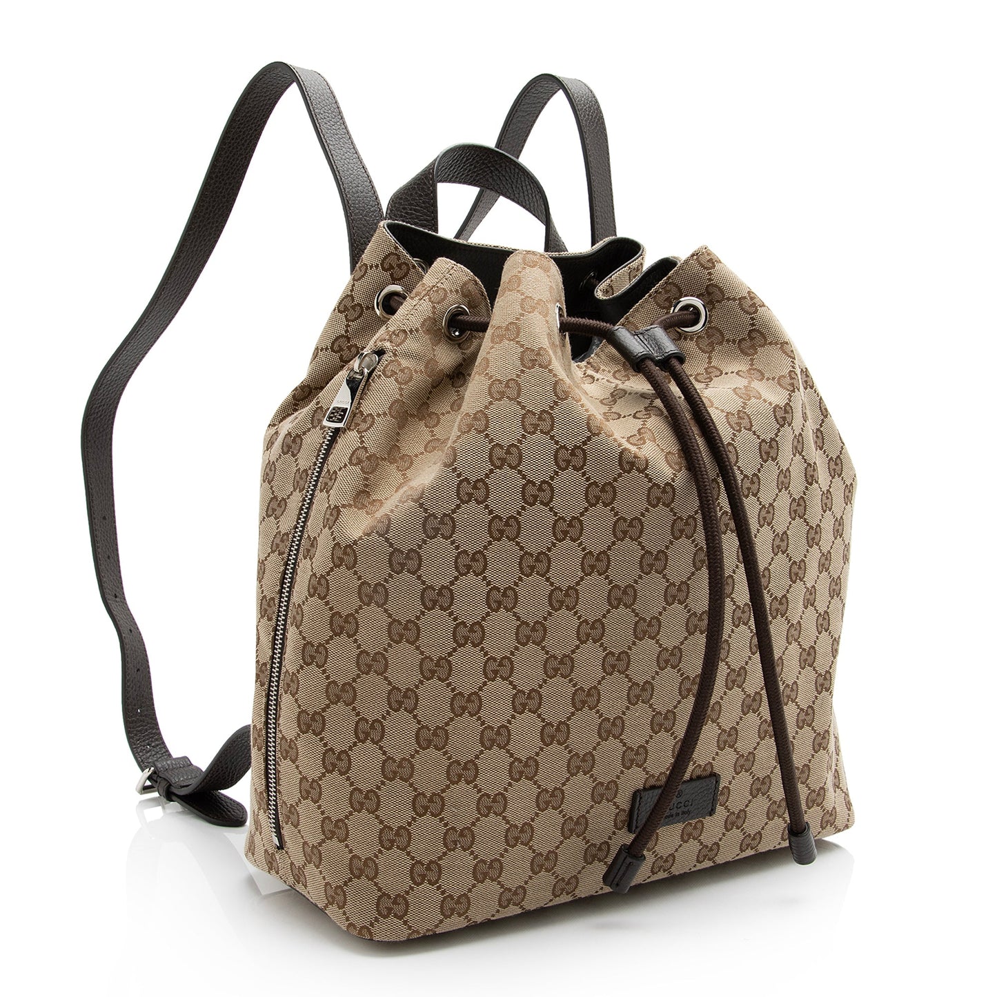 Gucci GG Canvas Drawstring Backpack (SHF-23566)