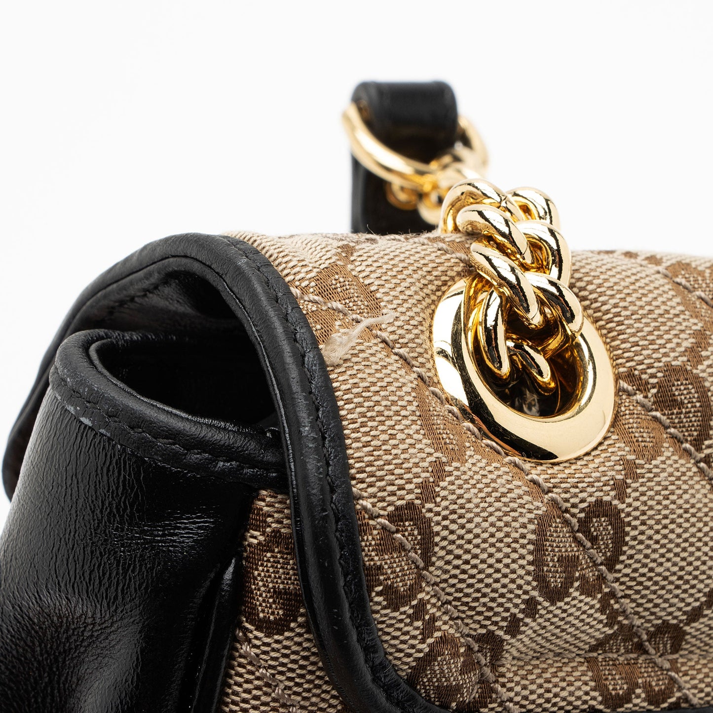 Gucci Matelasse GG Canvas GG Marmont Small Flap Shoulder Bag