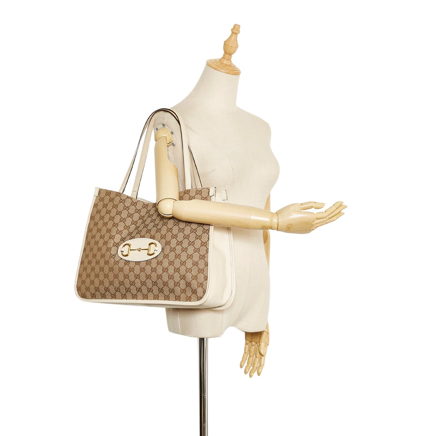 Gucci GG Canvas Horsebit 1955 (SHG-Ks7vuB)