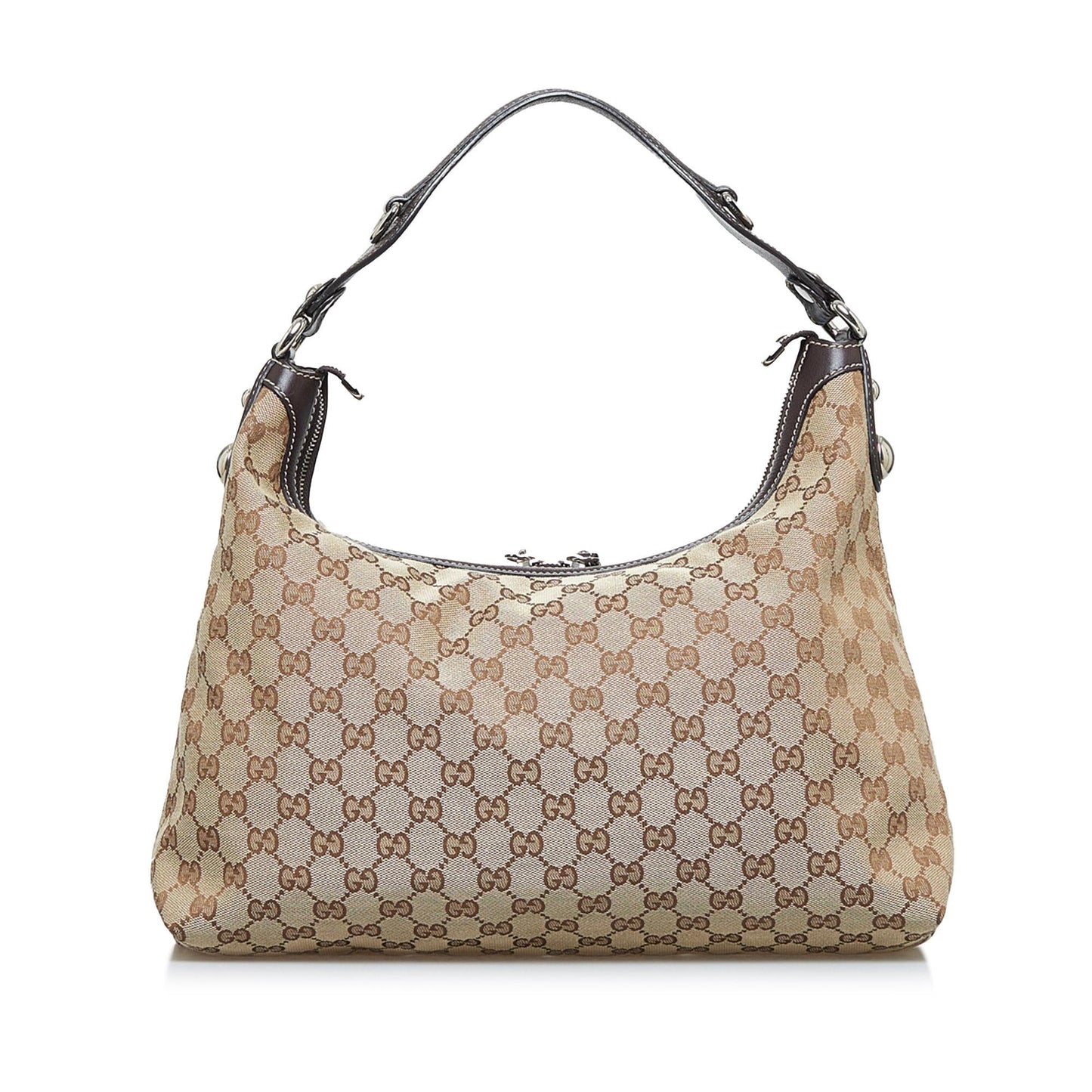 Gucci GG Canvas Icon Bit Satchel (SHG-u2vEb8)