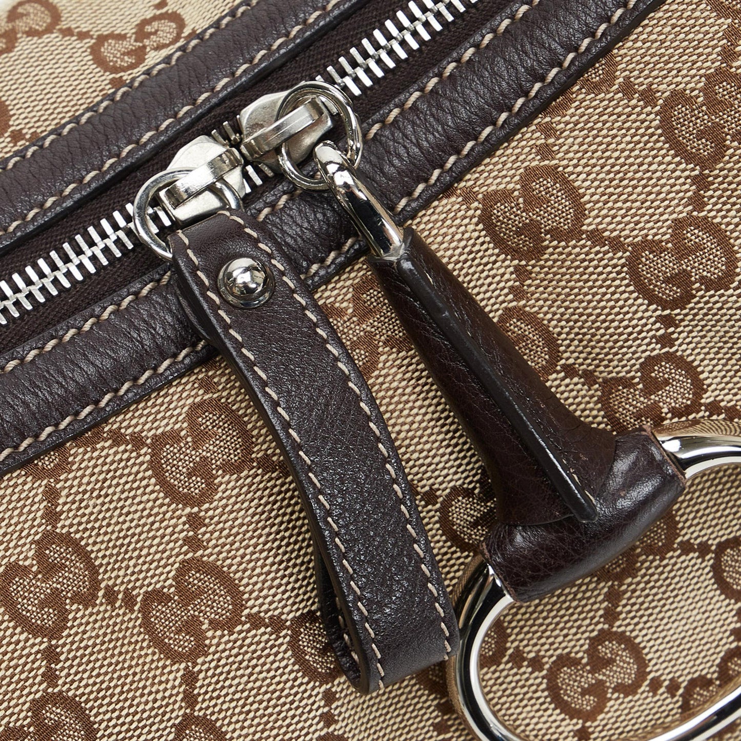 Gucci GG Canvas Icon Bit Satchel (SHG-u2vEb8)