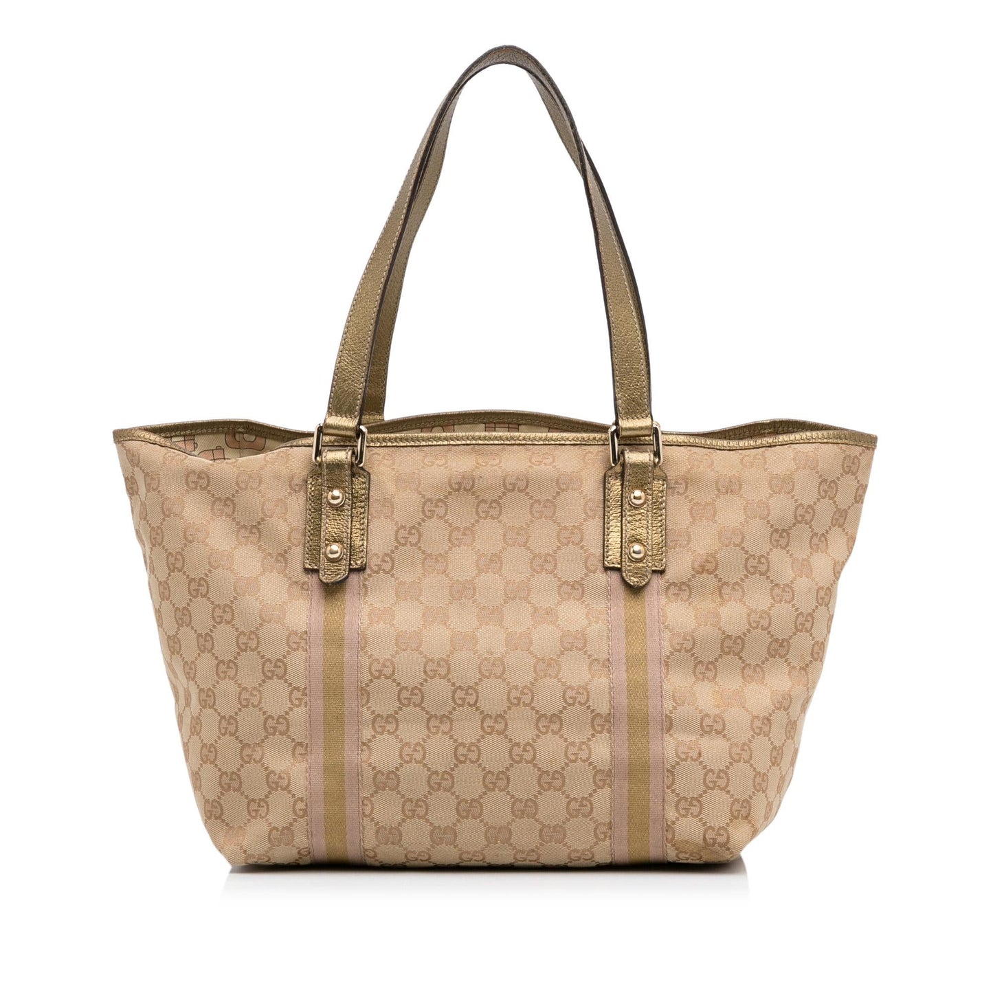 Gucci GG Canvas Jolicoeur Tote (SHG-5mh4lC)