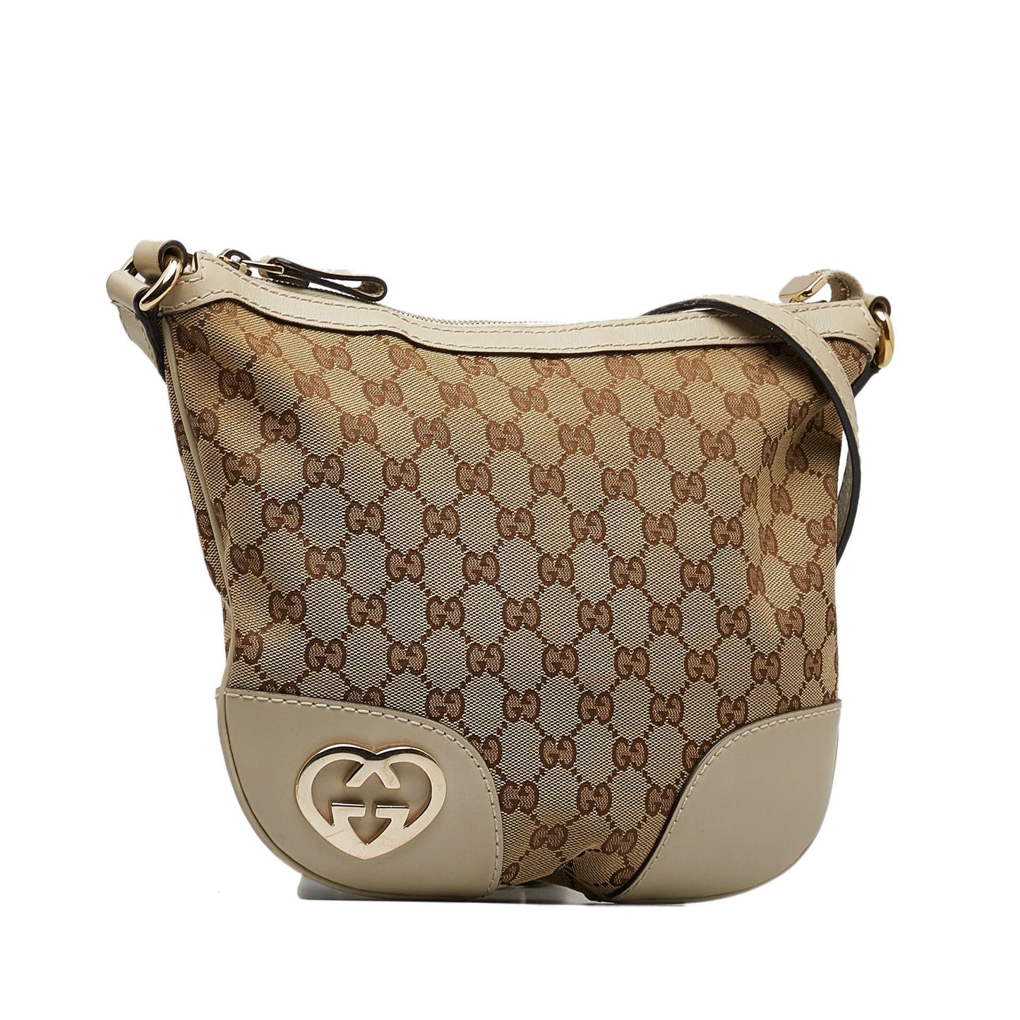 Gucci GG Canvas Lovely Crossbody Bag (SHG-8dom4S)
