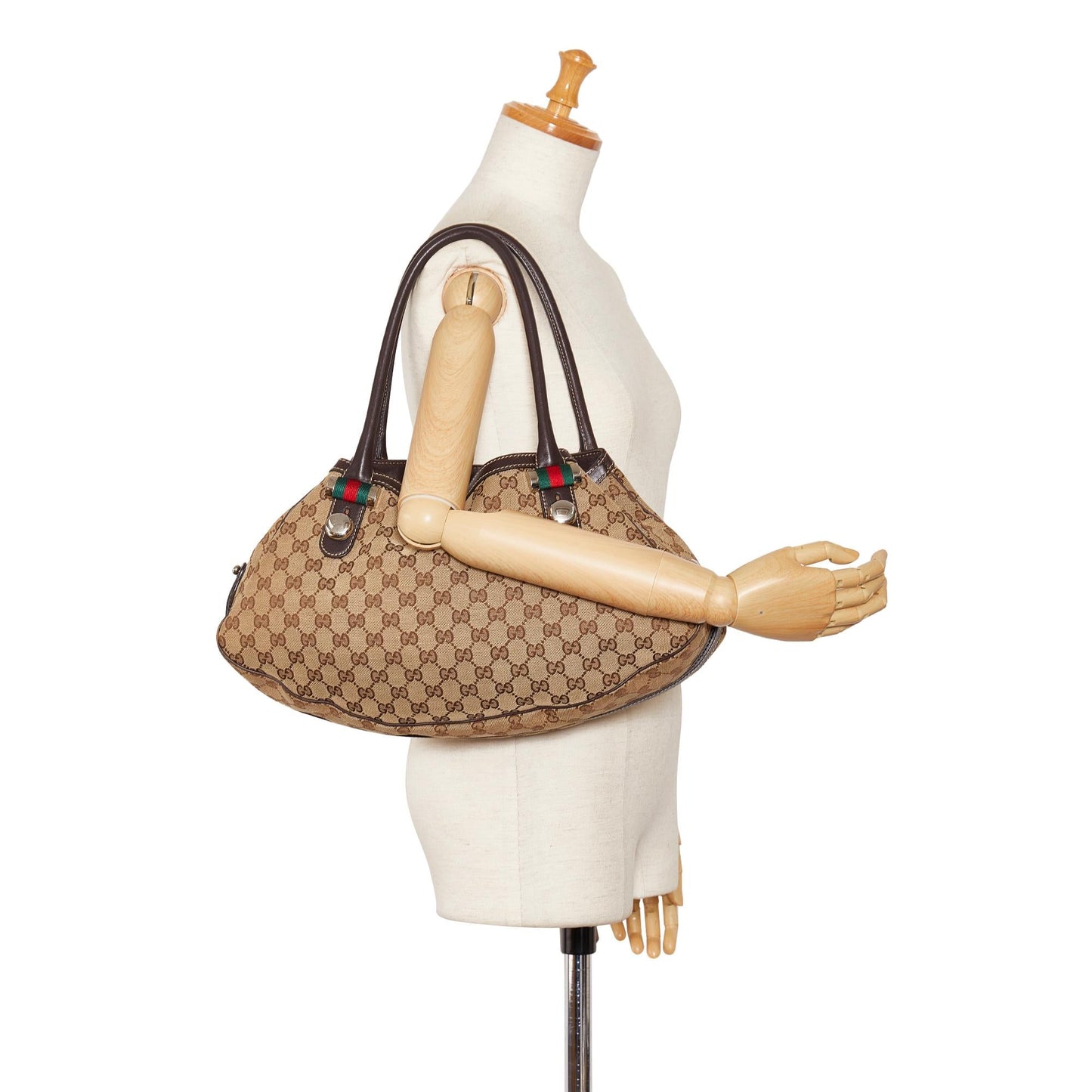 Gucci GG Canvas Match Ball Tote Bag (SHG-7POLzm)