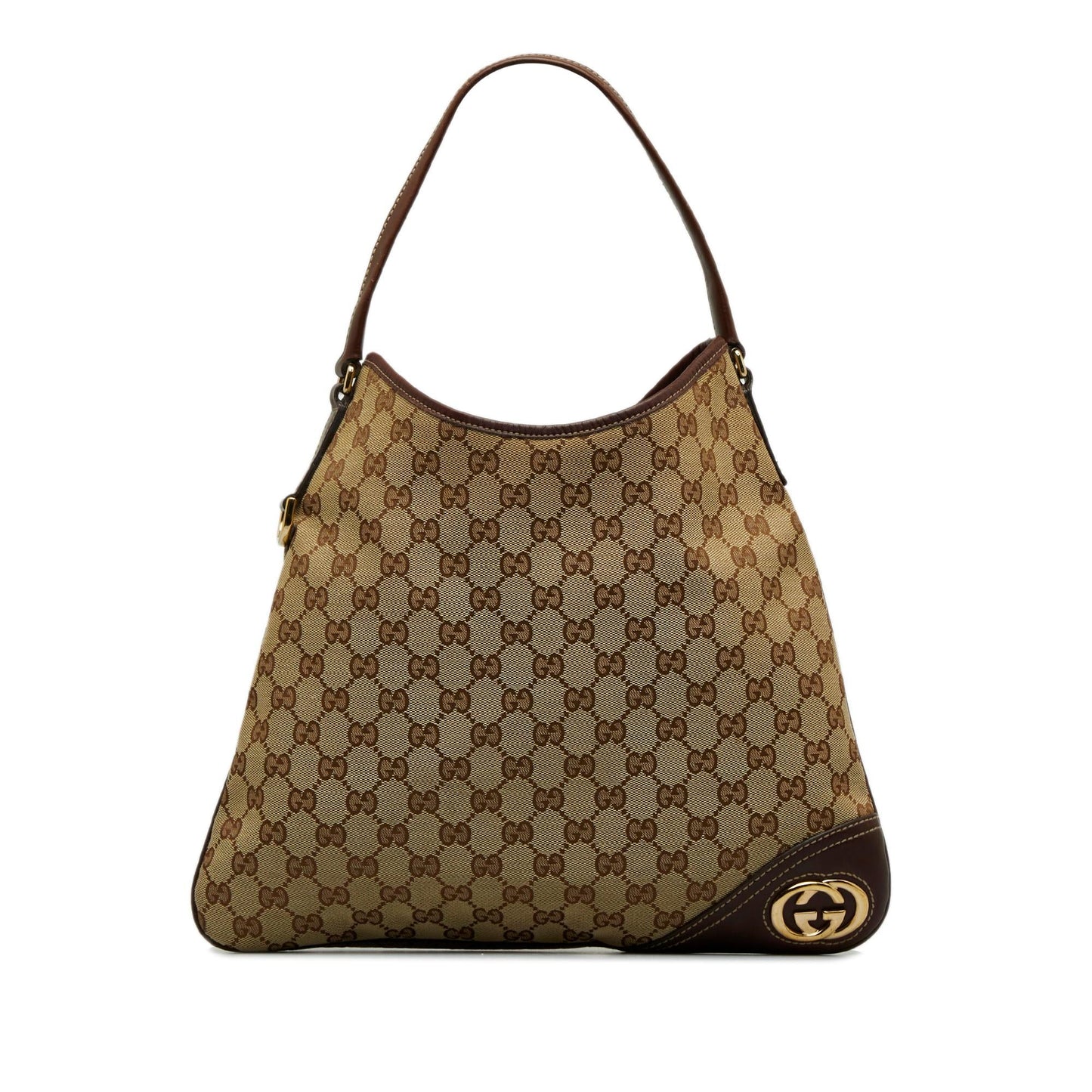 Gucci GG Canvas New Britt Hobo (SHG-M9DMWm)