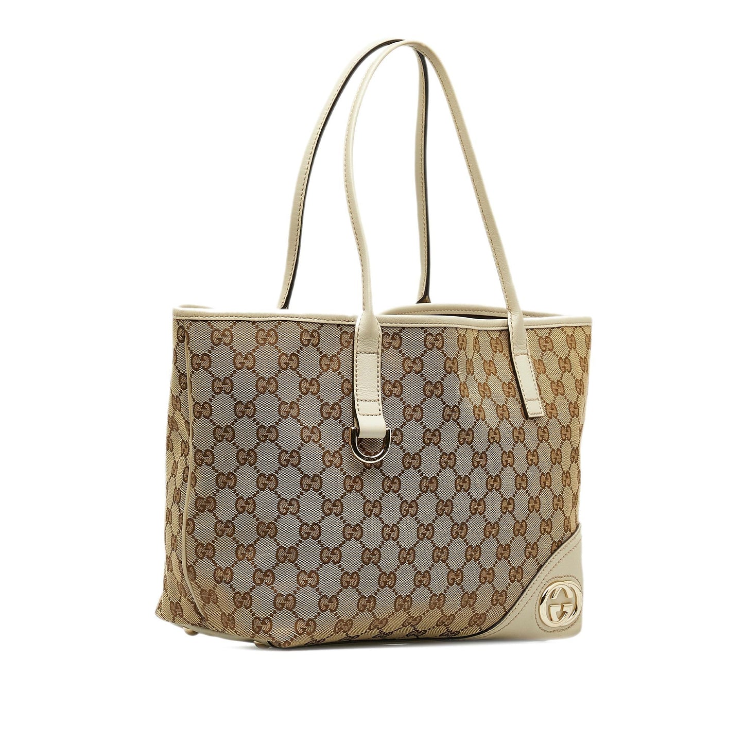 Gucci GG Canvas New Britt Tote (SHG-C4oQ72)