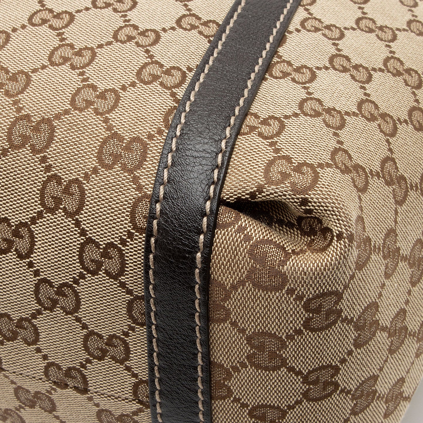 Gucci GG Canvas New Ladies Web Small Tote (SHF-eiujZp)