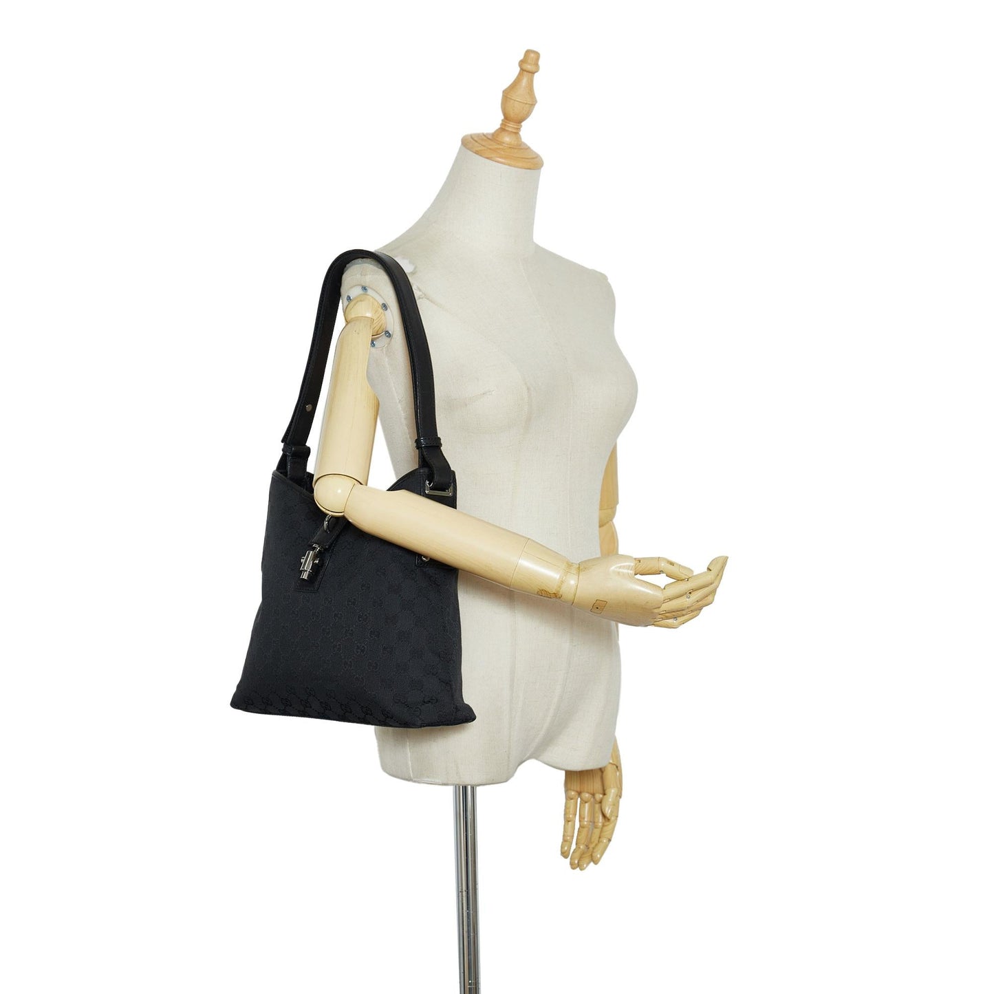 Gucci GG Canvas Piston Shoulder Bag (SHG-UpkBKi)