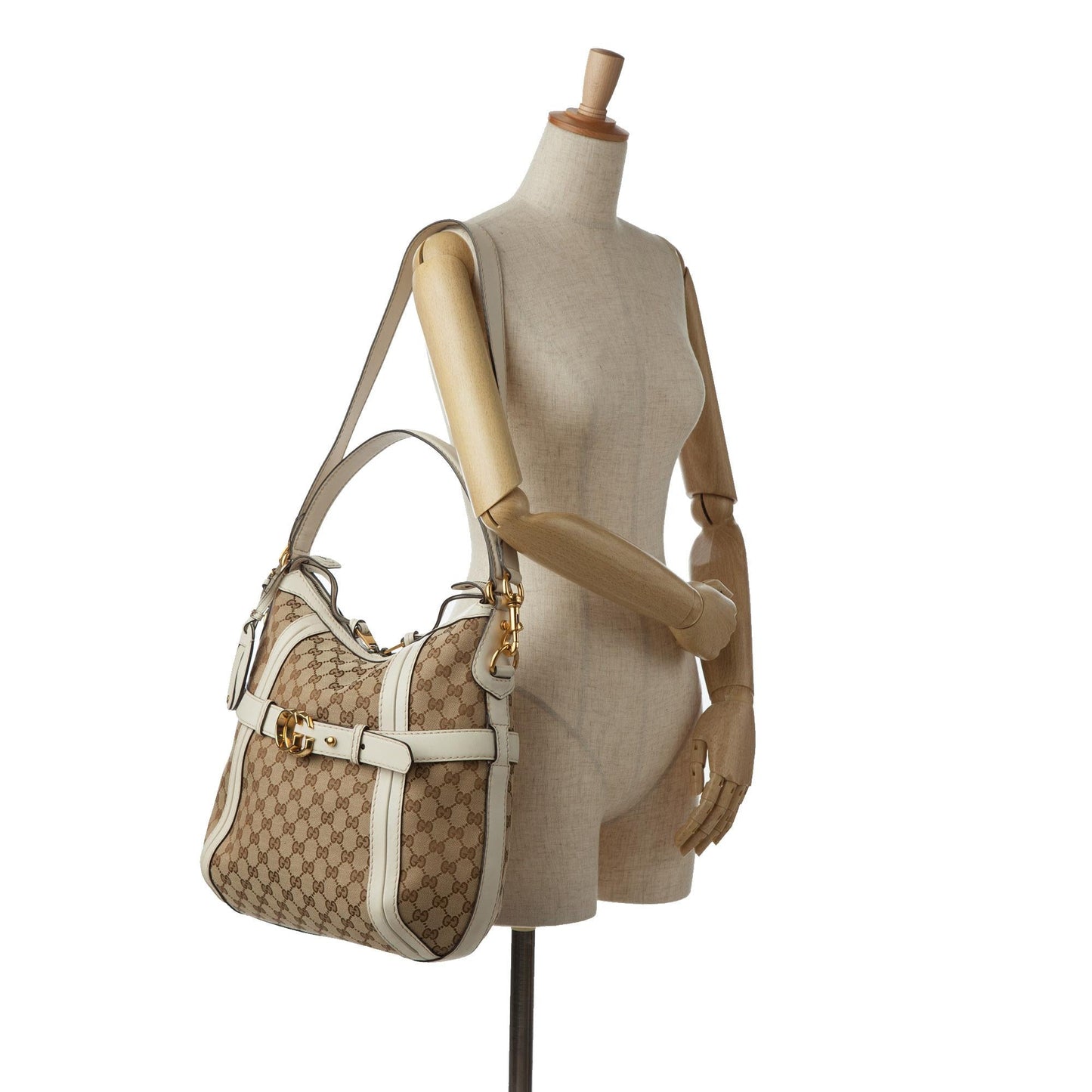 Gucci GG Canvas Running Satchel (SHG-GaGvS8)