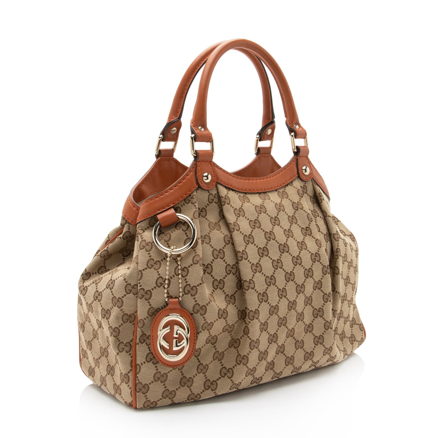 Gucci GG Canvas Sukey Medium Tote (SHF-Prk73B)