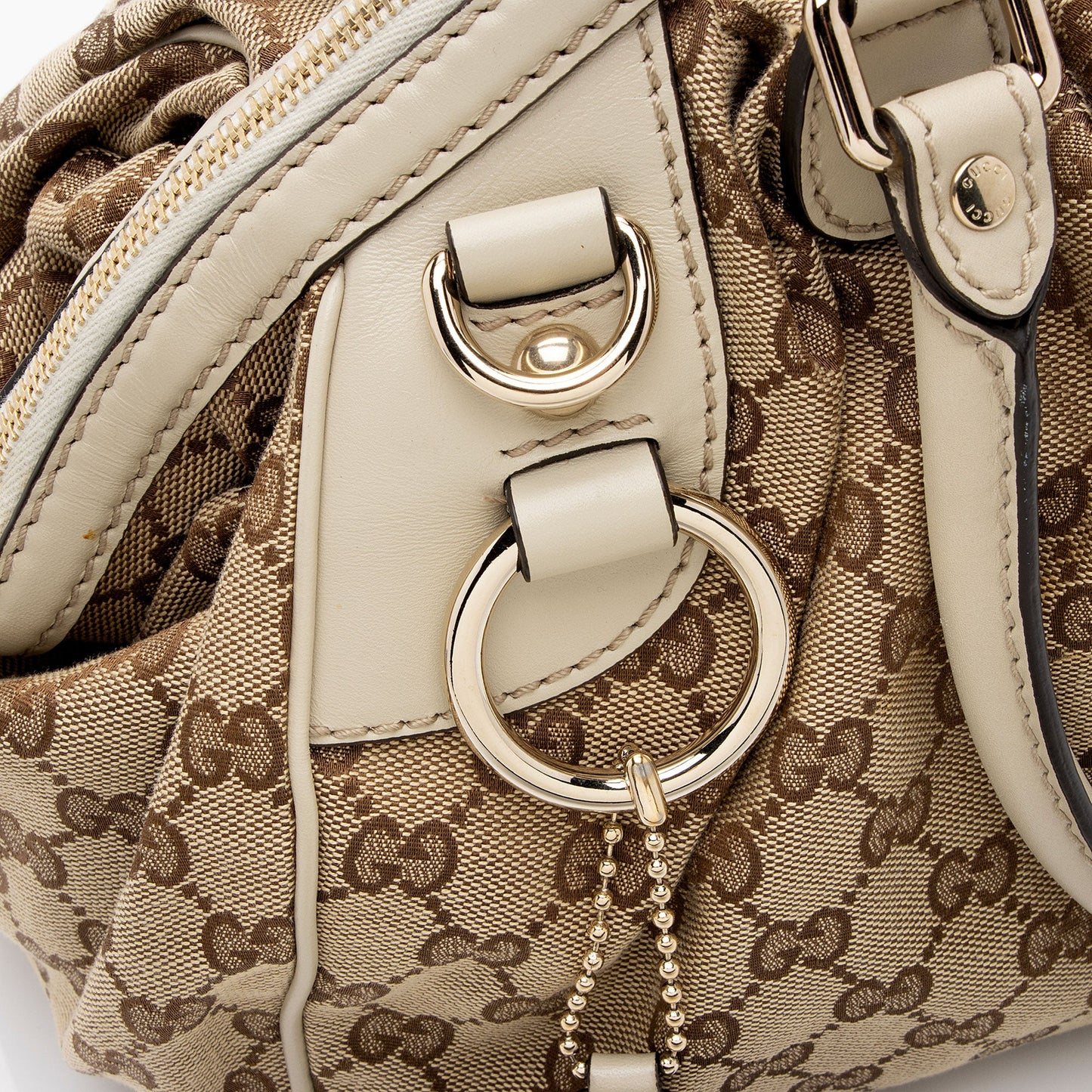 Gucci GG Canvas Sukey Satchel (SHF-SQFOq5)