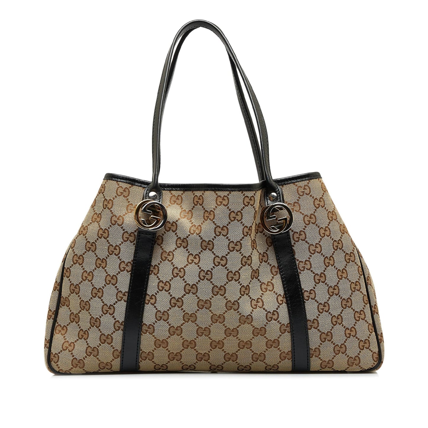 Gucci GG Canvas Twins Tote (SHG-PAjHq3)